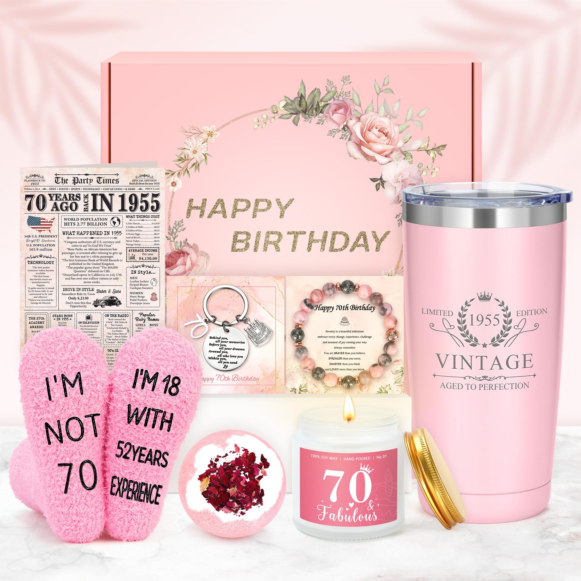 Amazon 70th Birthday Gifts for Women Happy 70th Birthday Gifts for Ladies 70 Year Old Birthday Gifts for Women 70 Year Old Gift Ideas Birthday Gift for 70 Year Old Woman Meaningful