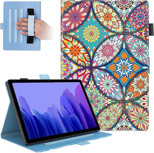 Dteck Funda para tableta Galaxy Tab A7 de 10,4 pulgadas (20222020) - Funda protectora de piel sintética a prueba de golpes Smart Flip Fold Cover con