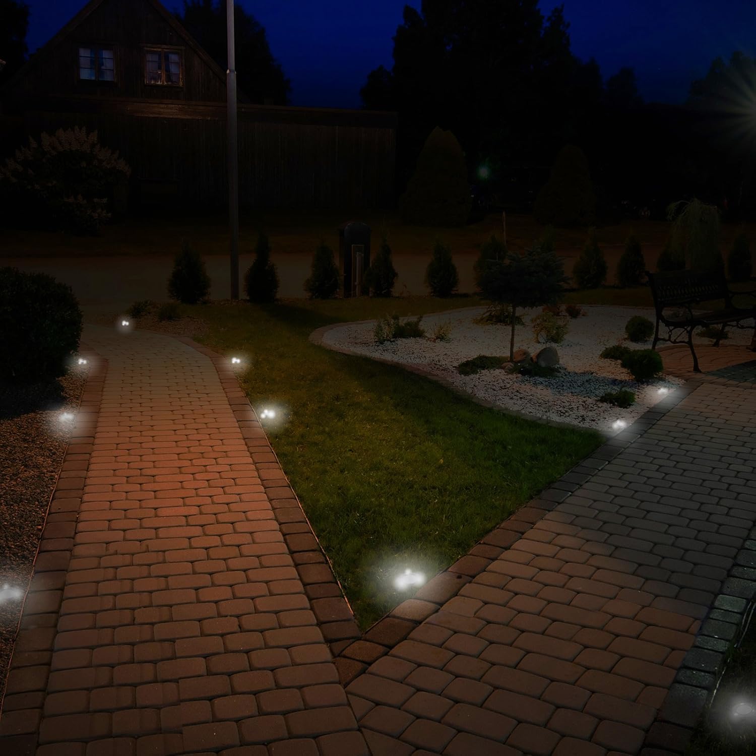 Gеt Sресіаl Prісе GreenLighting Solar Flat In-Ground Driveway Light Set 12 Pack (Stainless Steel)