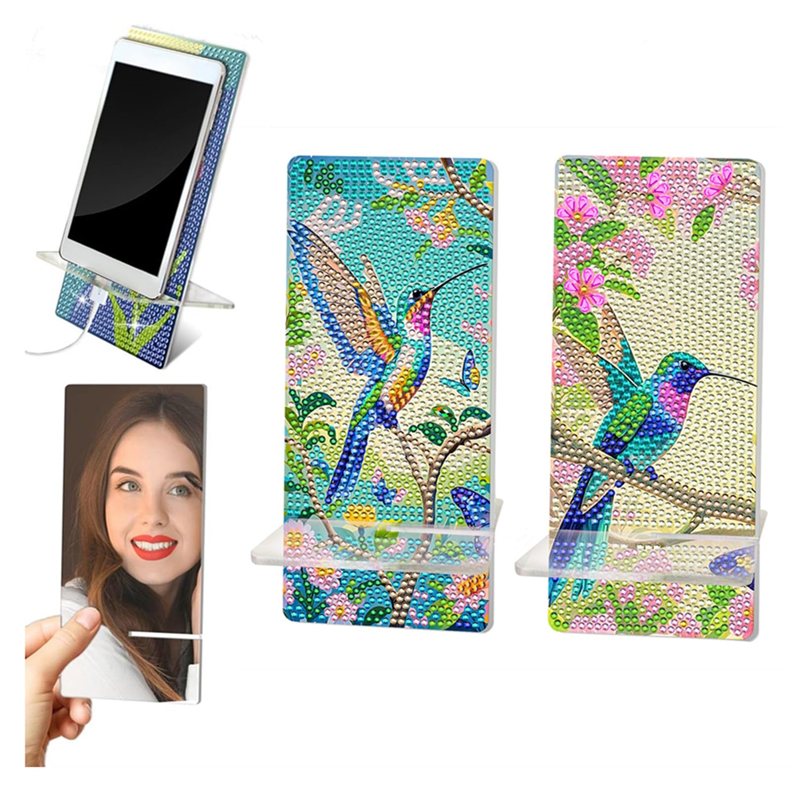 Diamond Painting Phone Stand & Mirror - NUFTVI -1