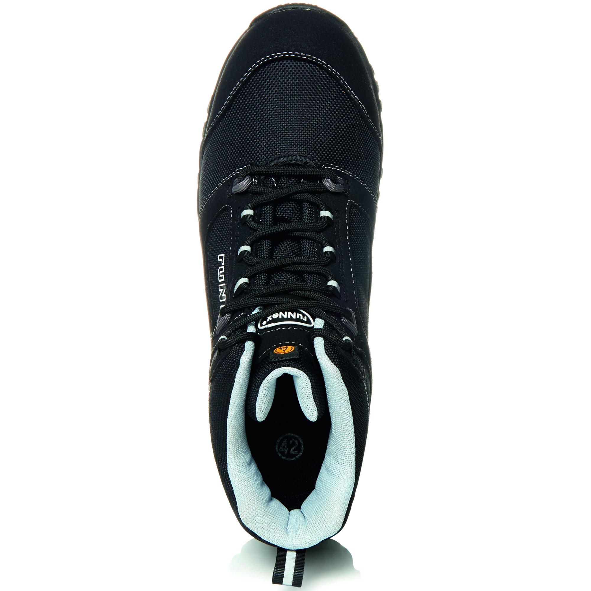 ruNNex® S3-ESD-Sicherheitsschnürstiefel LightStar, schwarz/weiß/grau, Gr. 39