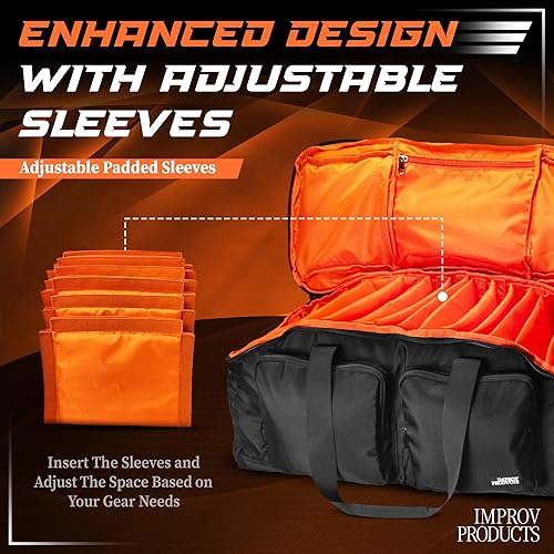 Miniatura 5 de Bolsa de DJ Gig - Organizador de cables para equipo de audio - Accesorios de transporte, equipo de sonido, controlador y más - Estuche de música