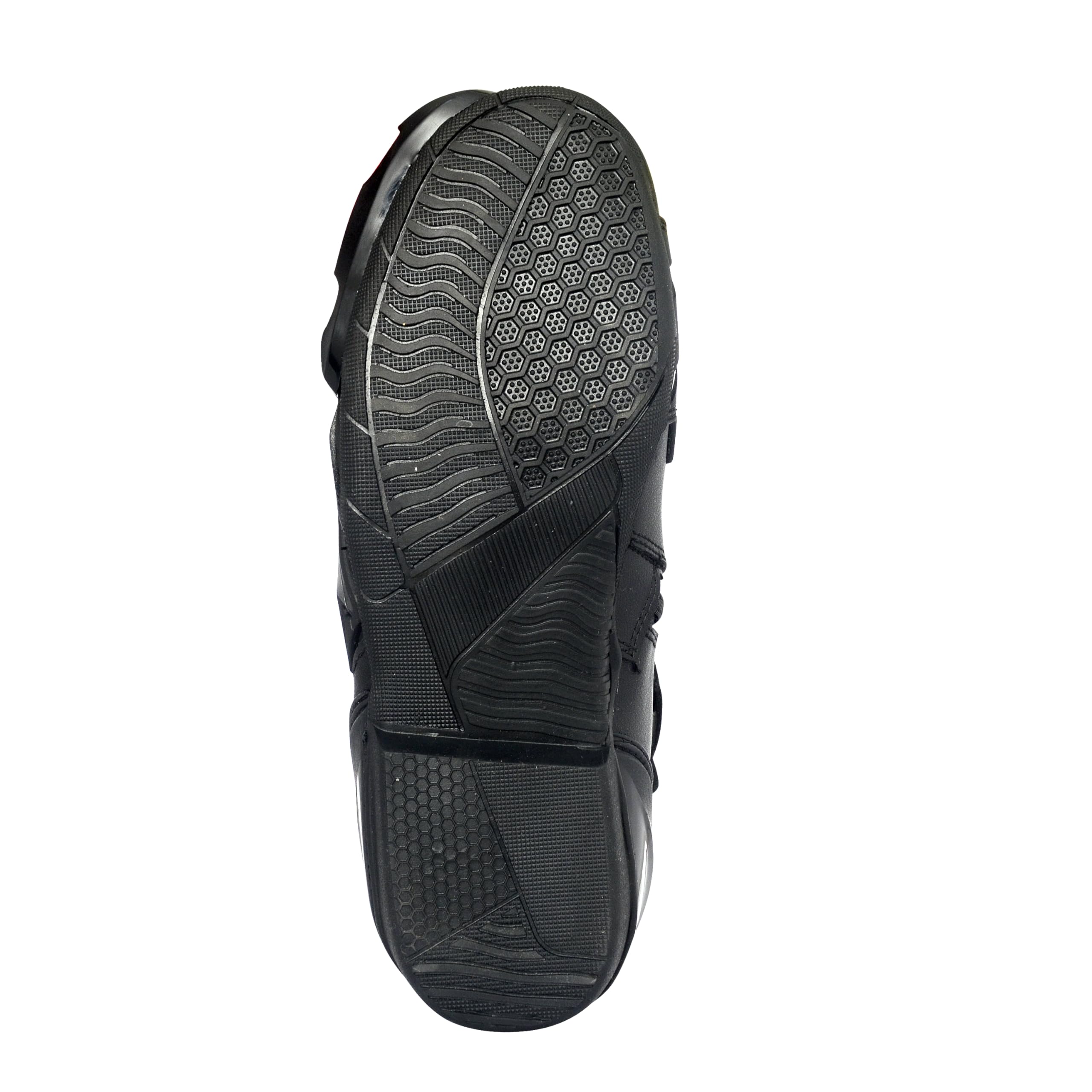 Bohmberg Botas de moto para hombre, deportivas, de piel, estables,protectores reforzados integrados, con protección en los tobillos, ergonómicas, botas moteras, biker, motorista