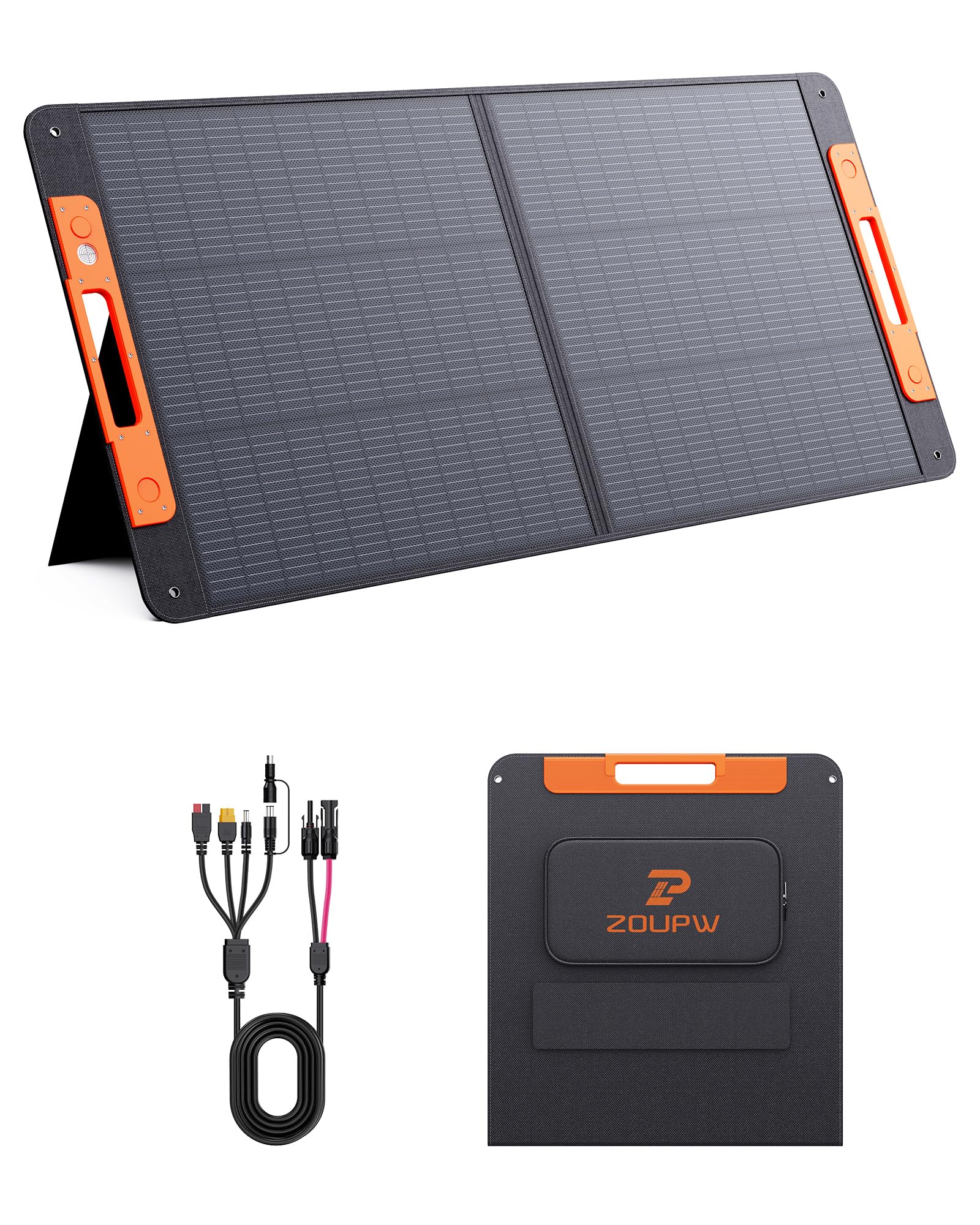 Amazon | ZOUPW 110W ソーラーパネル N型 16BB 25％高効率 Type-C直接