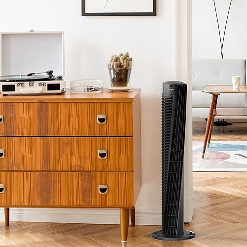Miniatura 7 de Vornado 173 Circulador de aire en torre para toda la habitación, 37 pulgadas, negro - FA1-0039-06