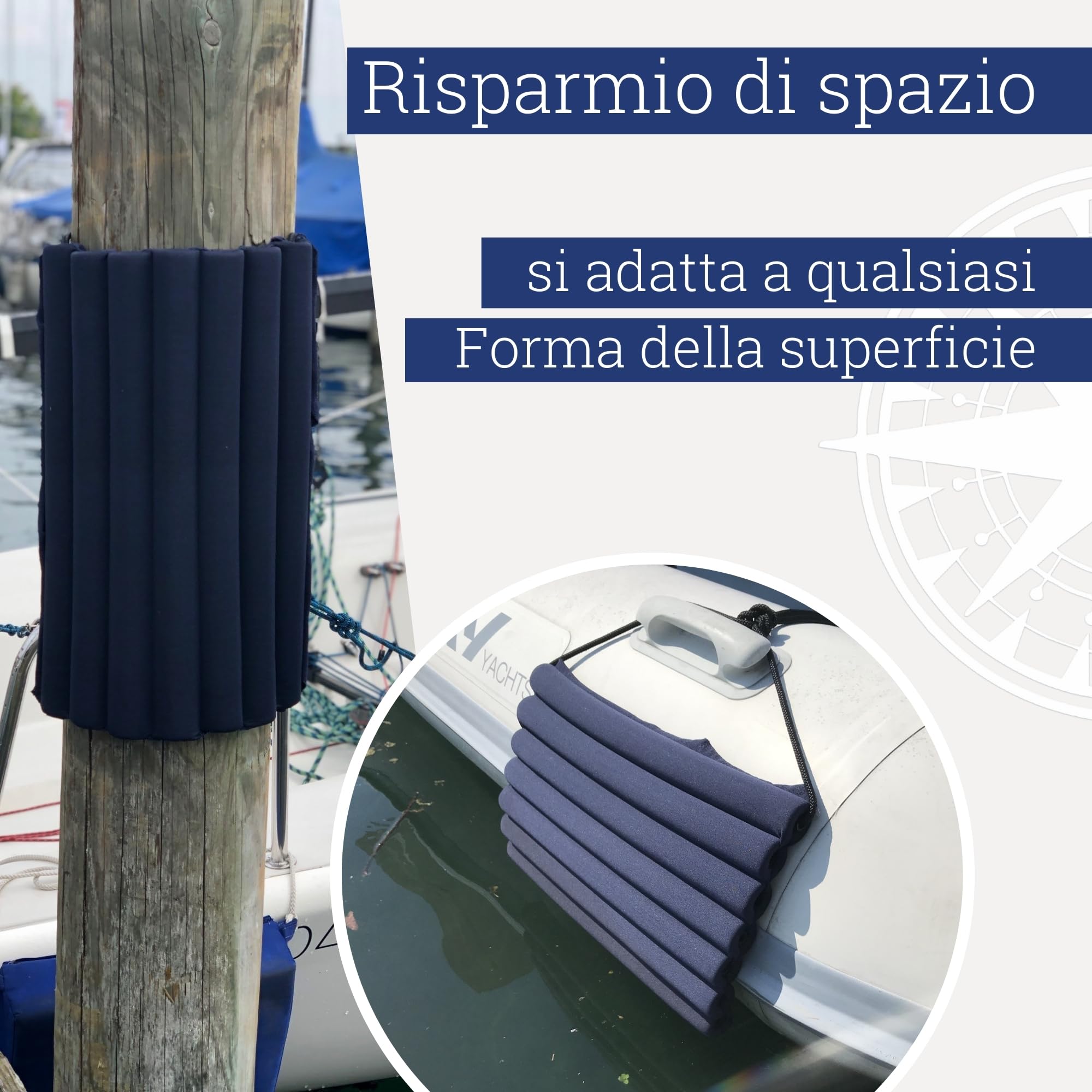 FlexiCush - il cuscino parafango universale sviluppato per l'uso negli sport acquatici (50 x 32 x 4 cm)
