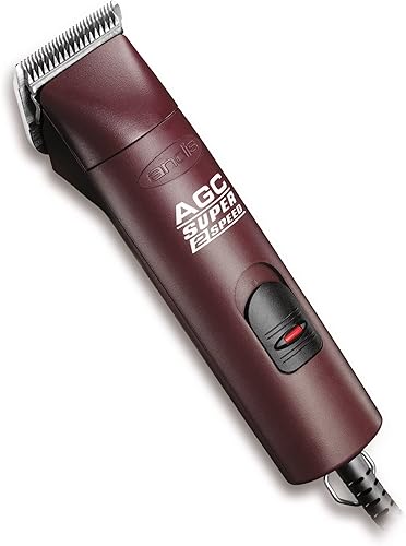 Miniatura 4 de Cuchilla desmontable de 2 velocidades Andis Ultraedge AGC, peluquería profesional para animales, Empaque libre de frustración, Burgundy