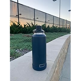 One MissionX Protective Silicone Boot for YETI 46oz 36oz 26oz 18/12oz, Owala 32oz 24oz Bottles & Yonder Water Bottles, Anti-Slip Bottom Sleeve Cover, BPA Free (Navy, Fits 36 oz)