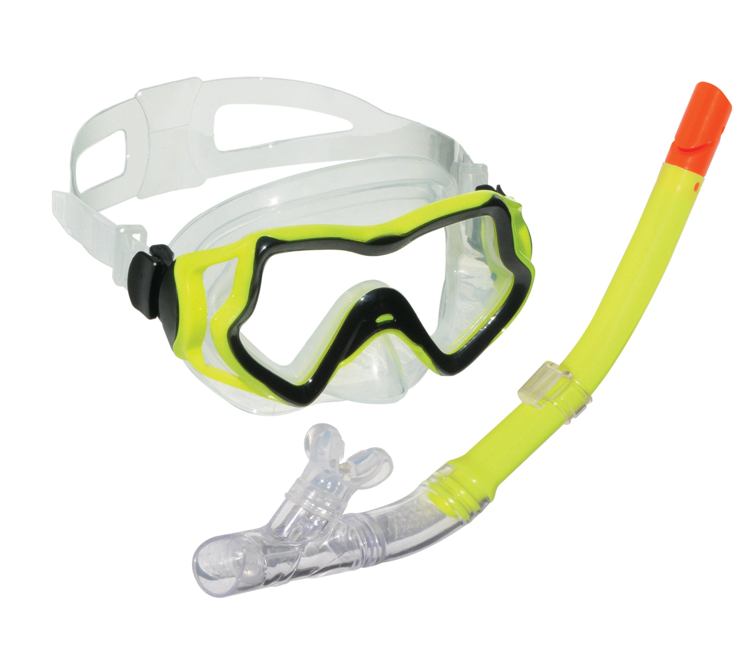 Swimline Silicone Plastic Lens Snorkeling Set