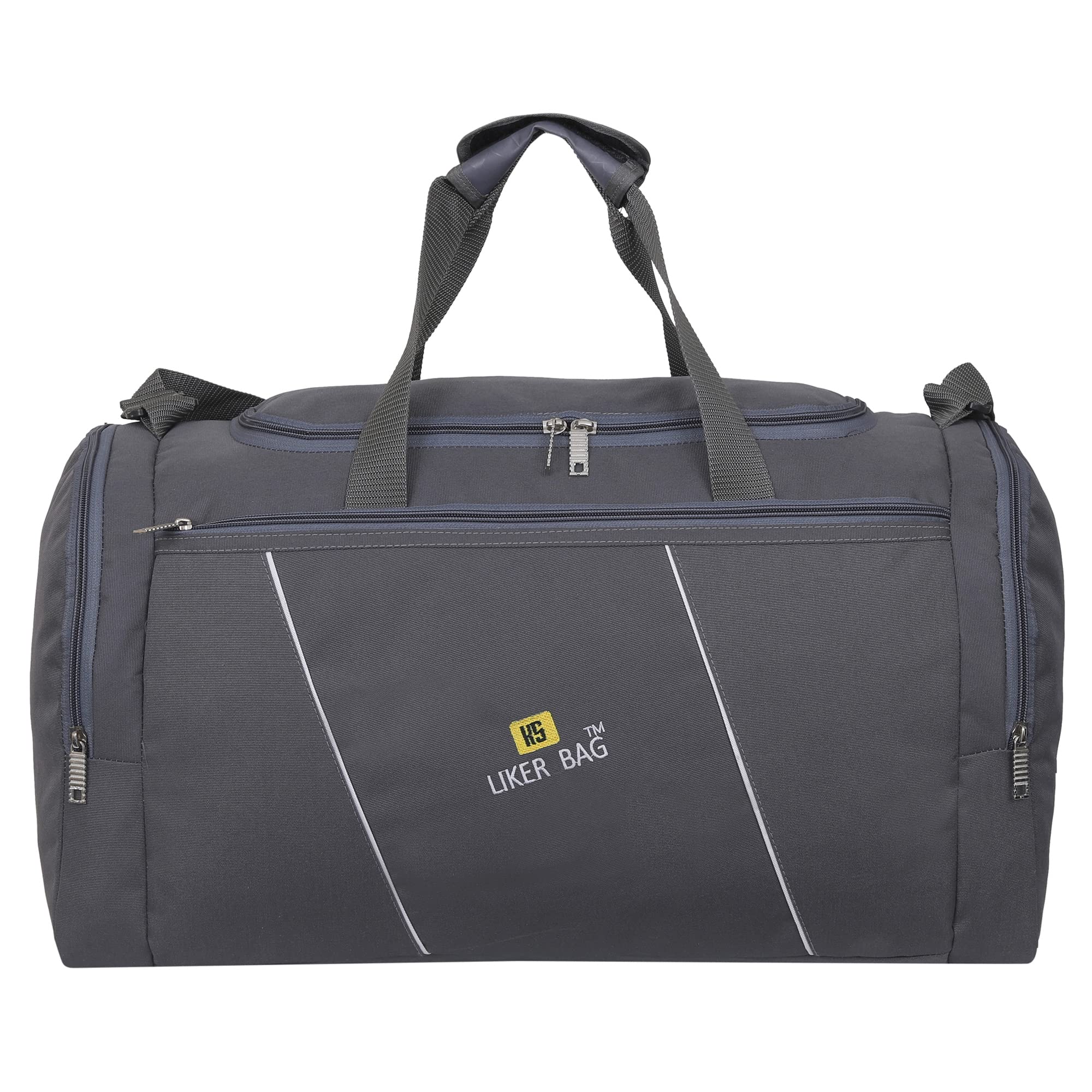 liker bag 60 L Hand Duffel Bag - Heavy Carrier Luggage Bag Hand Duffel Bag - Luggage Bags for Men & Women 60 L Large Capacity (Grey)-picture-36