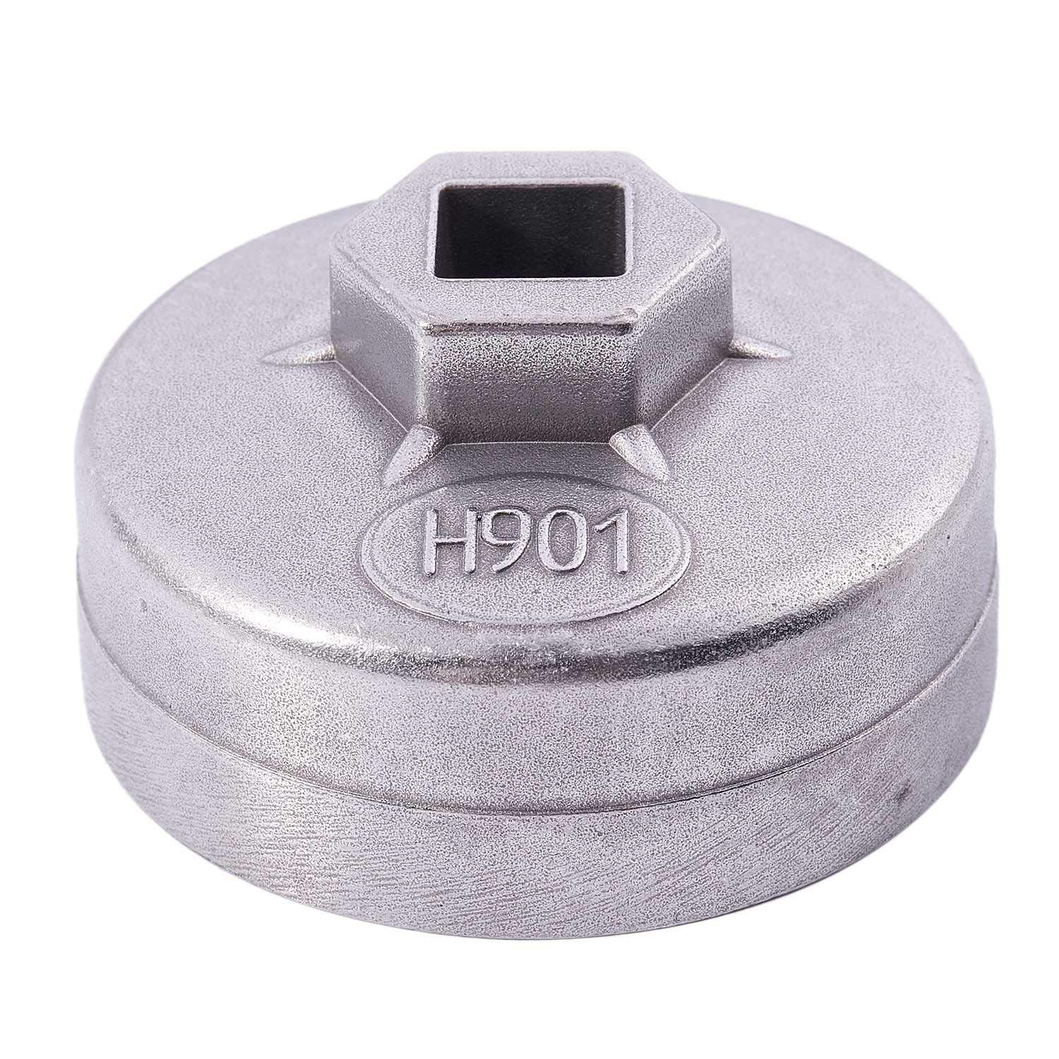 Ruitutedianzi 65mm 14 Flutes Oil Filter Cap Wrench Tool Socket Remover