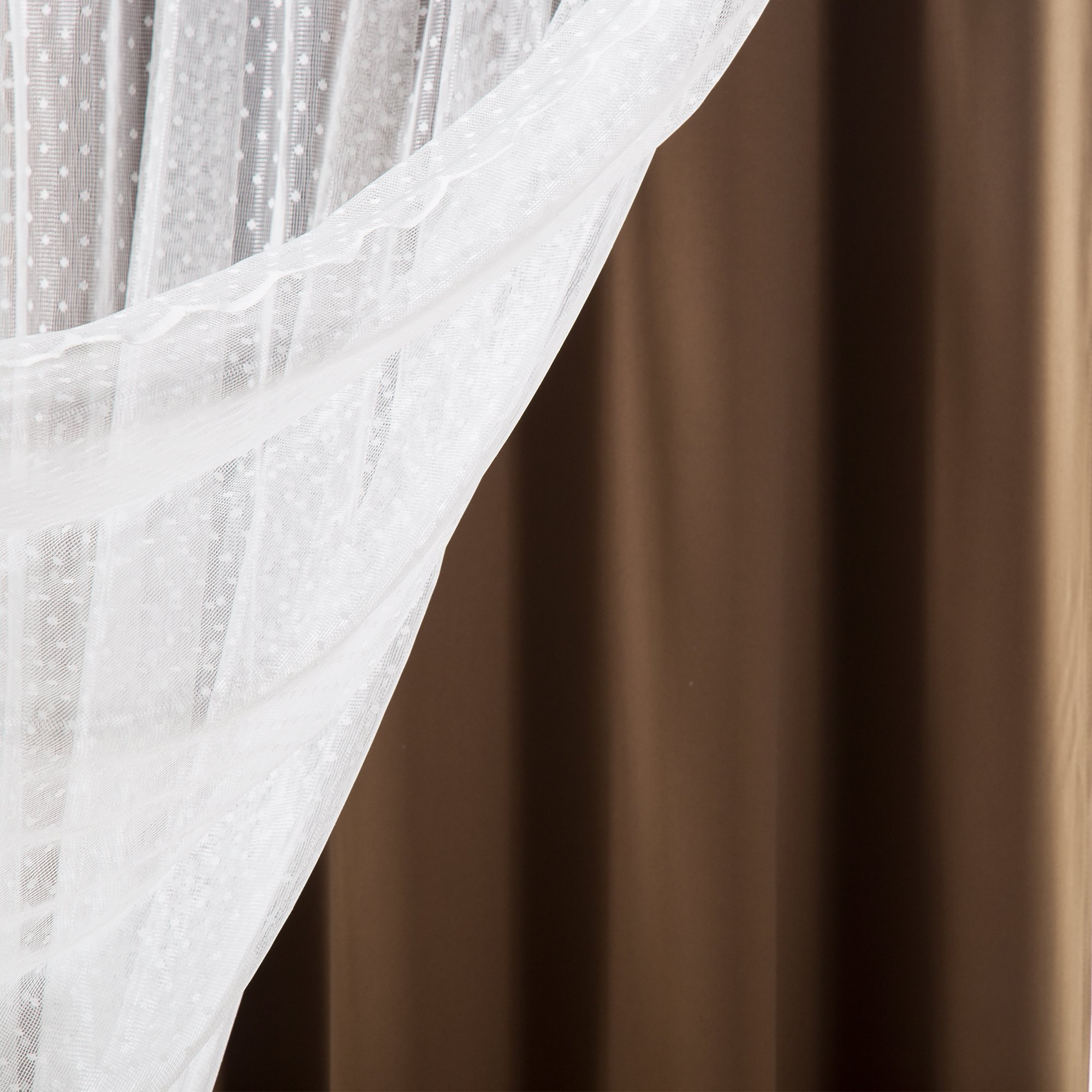 Amazon｜Best Home Fashion ミックス&マッチ ドットチュールレース