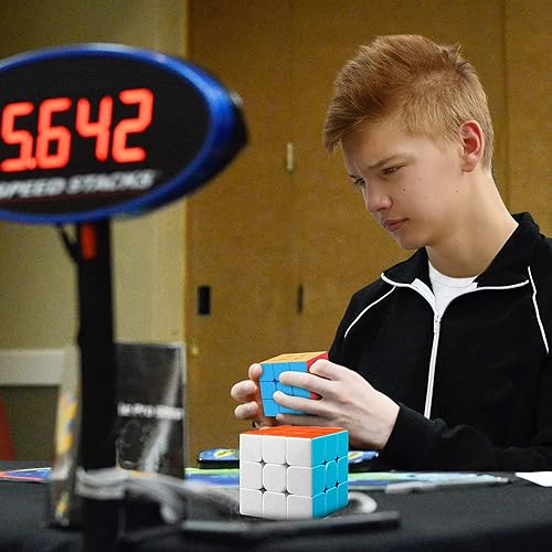 Miniatura 3 de Nabreeli Maglev 2024 M PRO - Cubo magnético de velocidad 3 x 3, nivel de competencia profesional, sin logotipo, superficie esmerilada, sin