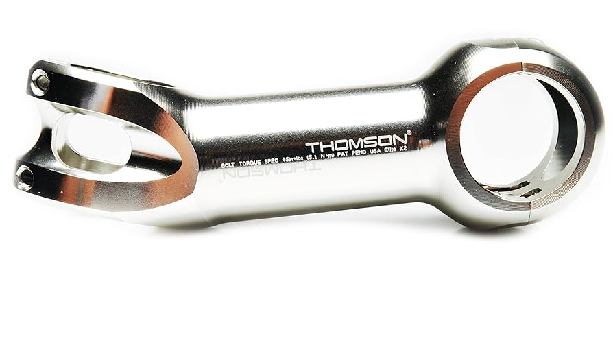 THOMSON X2 ステム Thomson X2 Stem, Silver, 1-1/8-Inch, 17-Degrees x 130mm