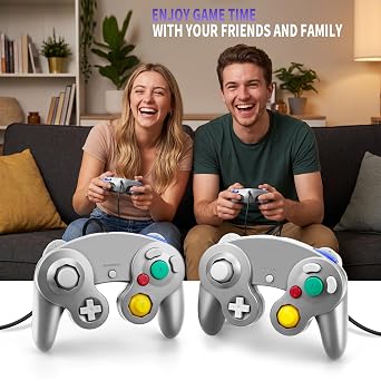 CirKa Wired Controller for GameCube/Wii (Silver)