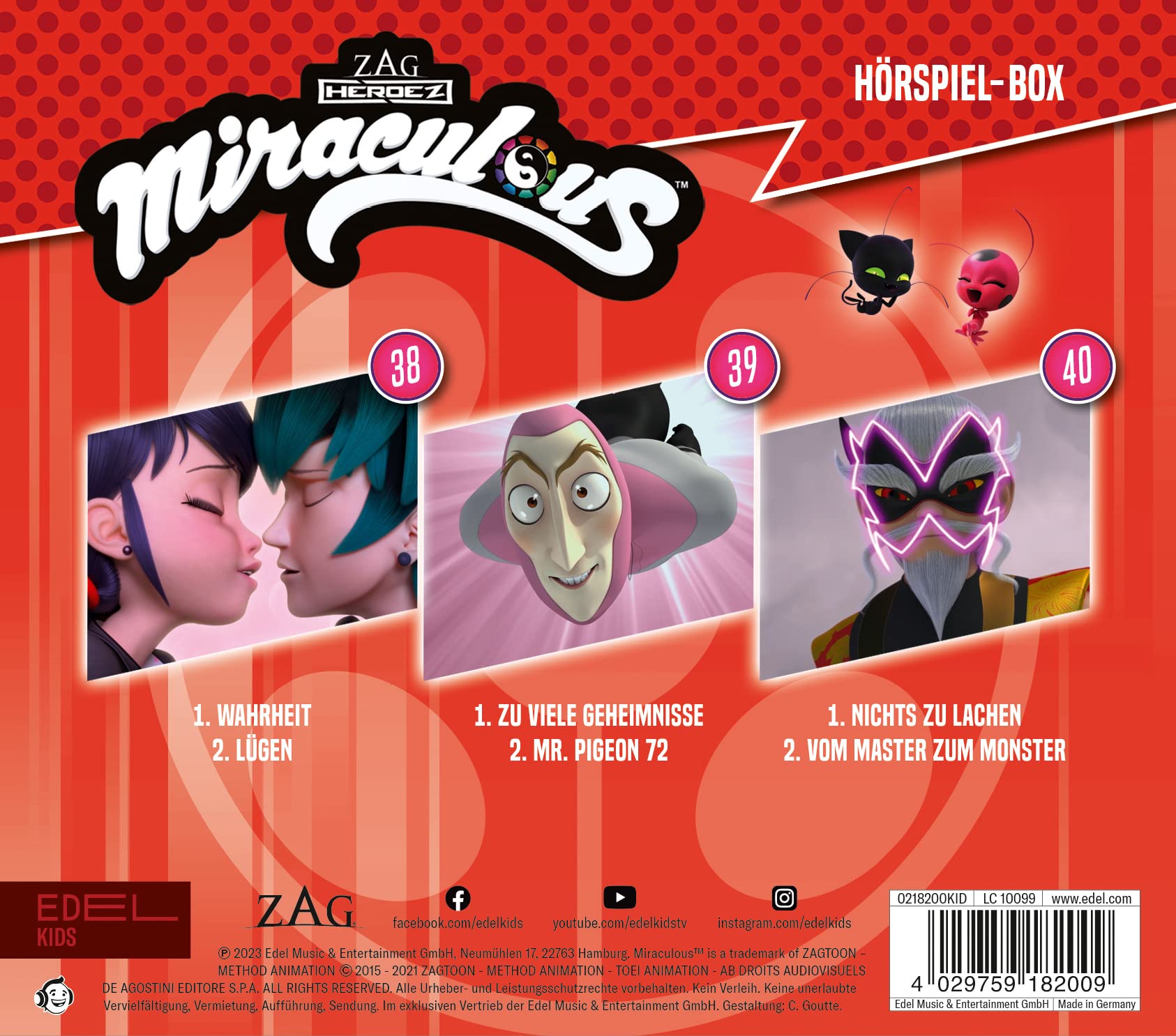 Miraculous - Hörspiel-Box (Folge 38-40) - Die Original-Hörspiele zur TV-Serie