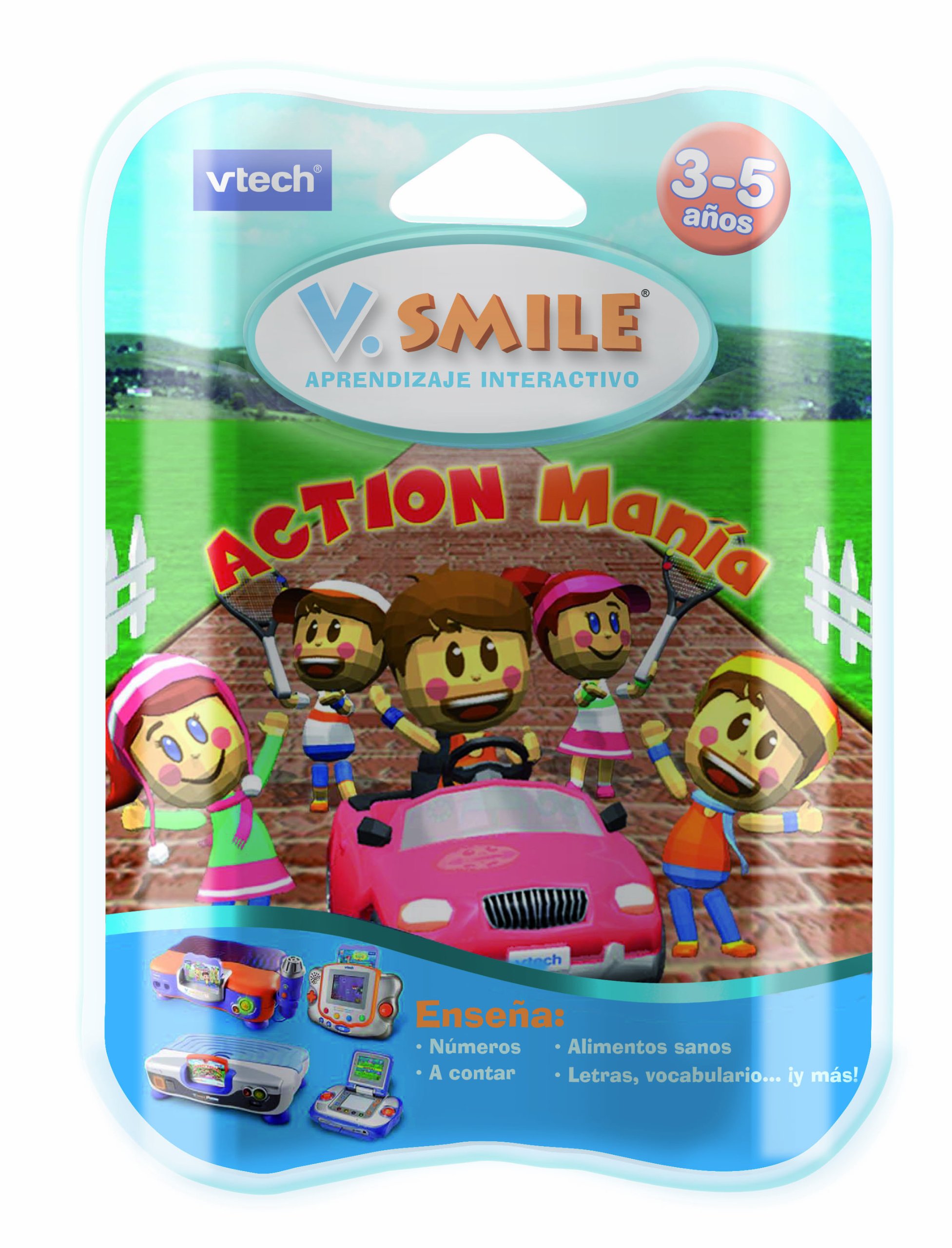 VTech V.Smile - Juego Educativo, Action Manía para V.S.Motion (80-084007)
