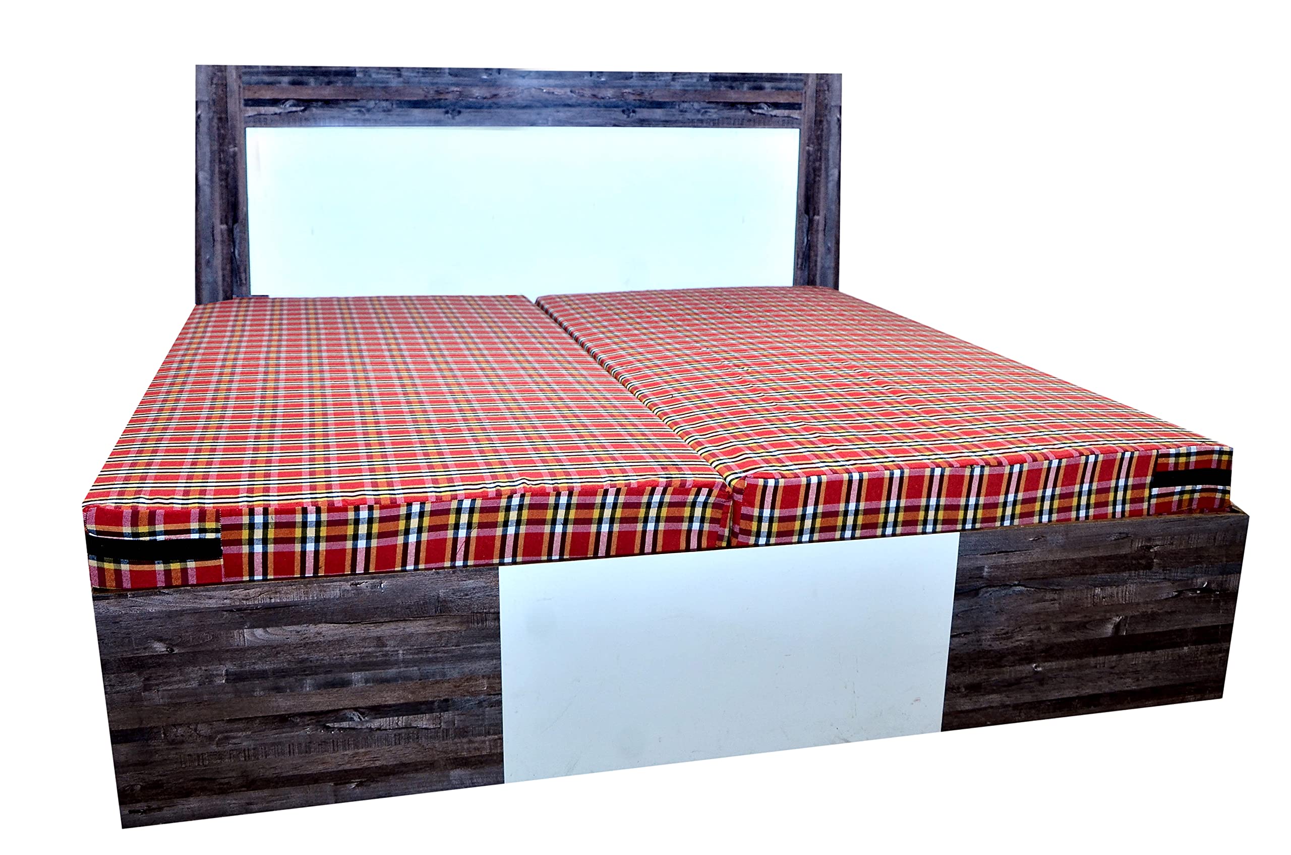Fairy Down Cotton 300 TC Mattress Cover/Protector with Zip/Chain for Single Size Bed Color: Multicolor | Size: 78 * 36 * 5 Iches (6.5 * 3 Feet)-picture-38