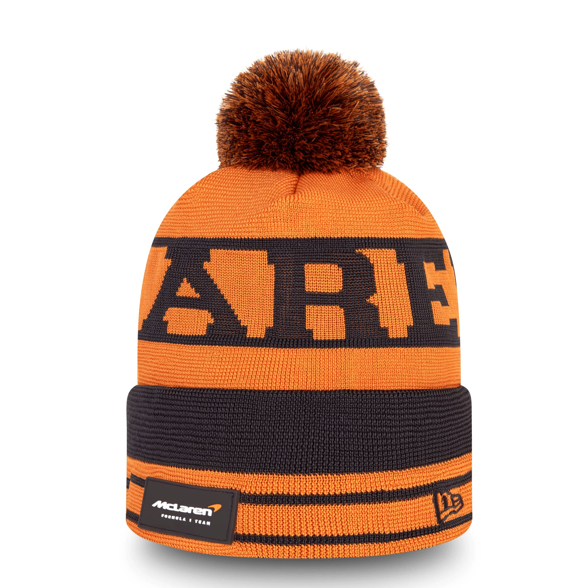F1McLaren New Era Replica Daniel Ricciardo Bobble Hat 2022 - Papaya/Black - DR3 - Unisex
