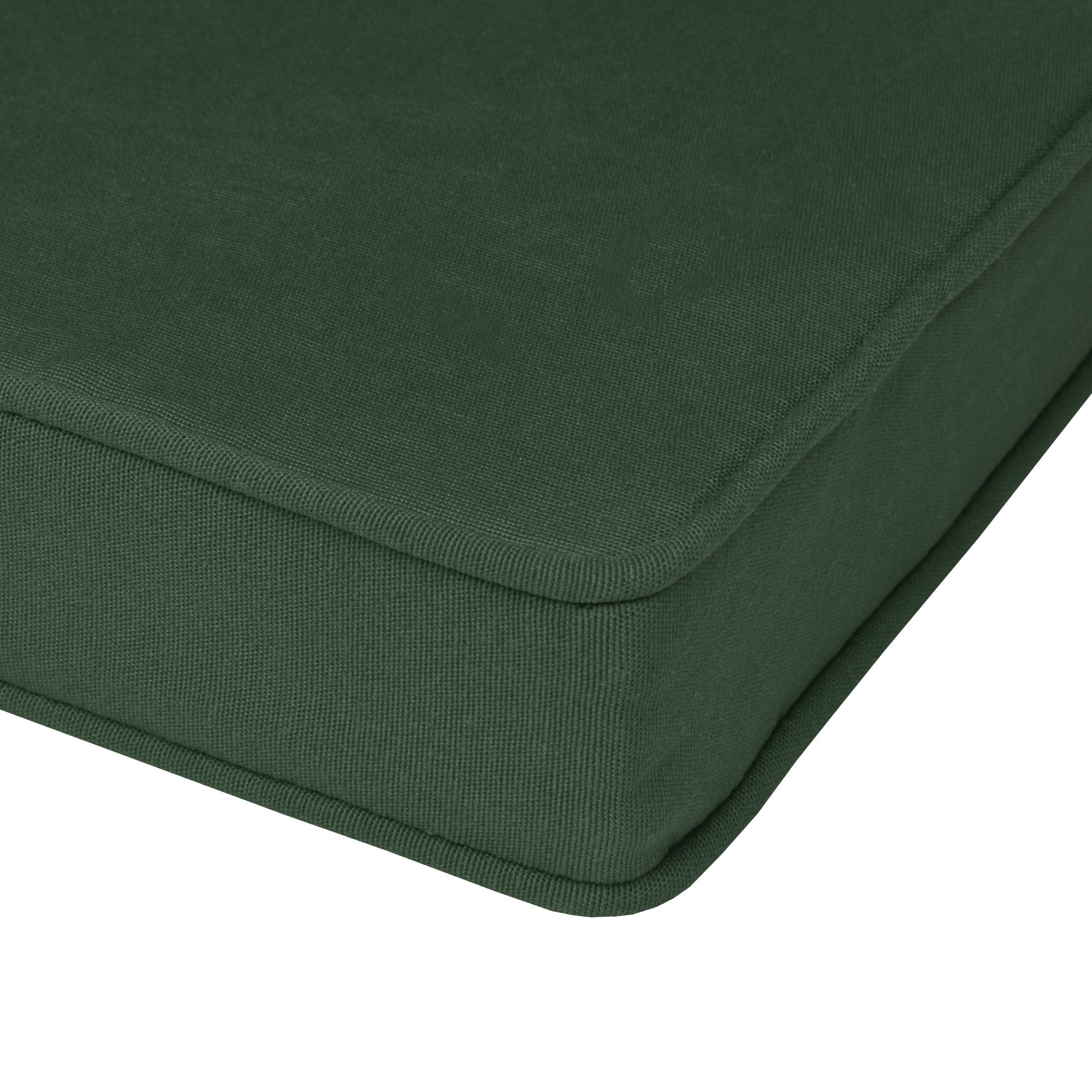 Beautissu Loft SK cojín de Silla 45x40 cm Verde - Juego de 8 Cojines de Silla con Correas Cojín de Asiento para sillas, Antideslizante con Correas de fijación Almohadilla de tapicería