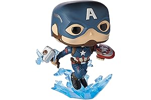 Funko Pop! Marvel: Avengers Endgame - Captain America with Broken Shield & Mjoinir