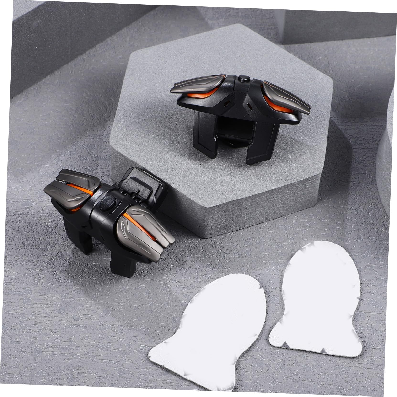 Gatuida Controller di Gioco Mobile Ergonomico in Abs con Guanti e Cavo di Ricarica, Set ad Alta Sensibilità per Smartphone e Giochi Mobili