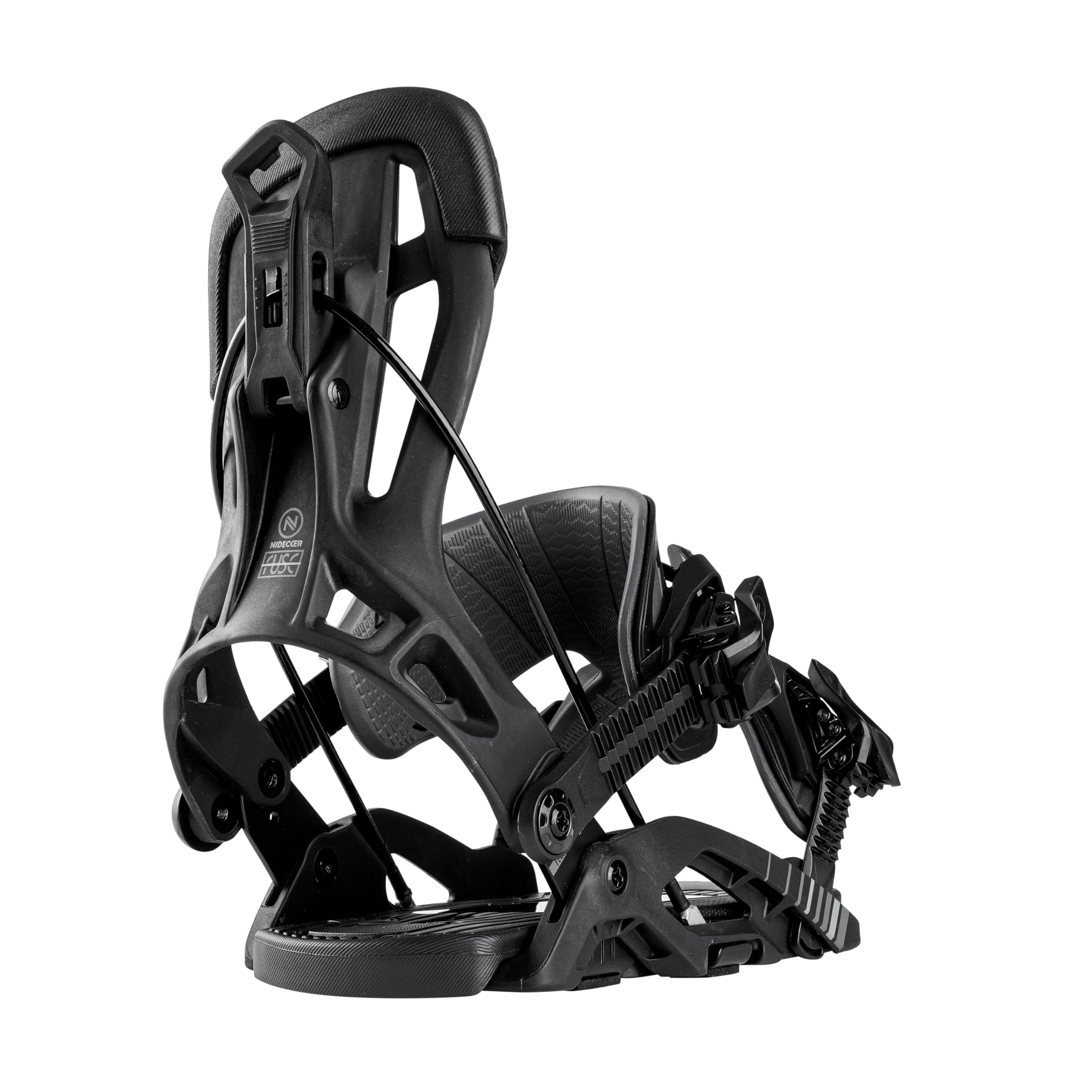 Nidecker Flow Fuse Snowboard Bindings – Black – Speed-Entry Fusion