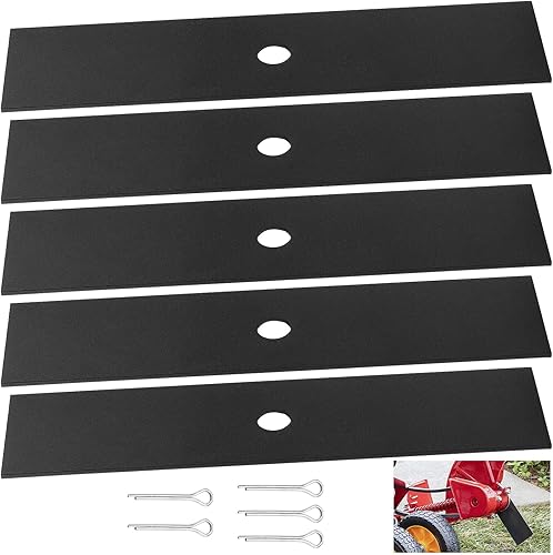 Cuchilla de bordeadora universal de 9 x 2 pulgadas de ancho y 1/2 orificio, compatible con Mclane 2059, también para bordeadoras de poder, bordes