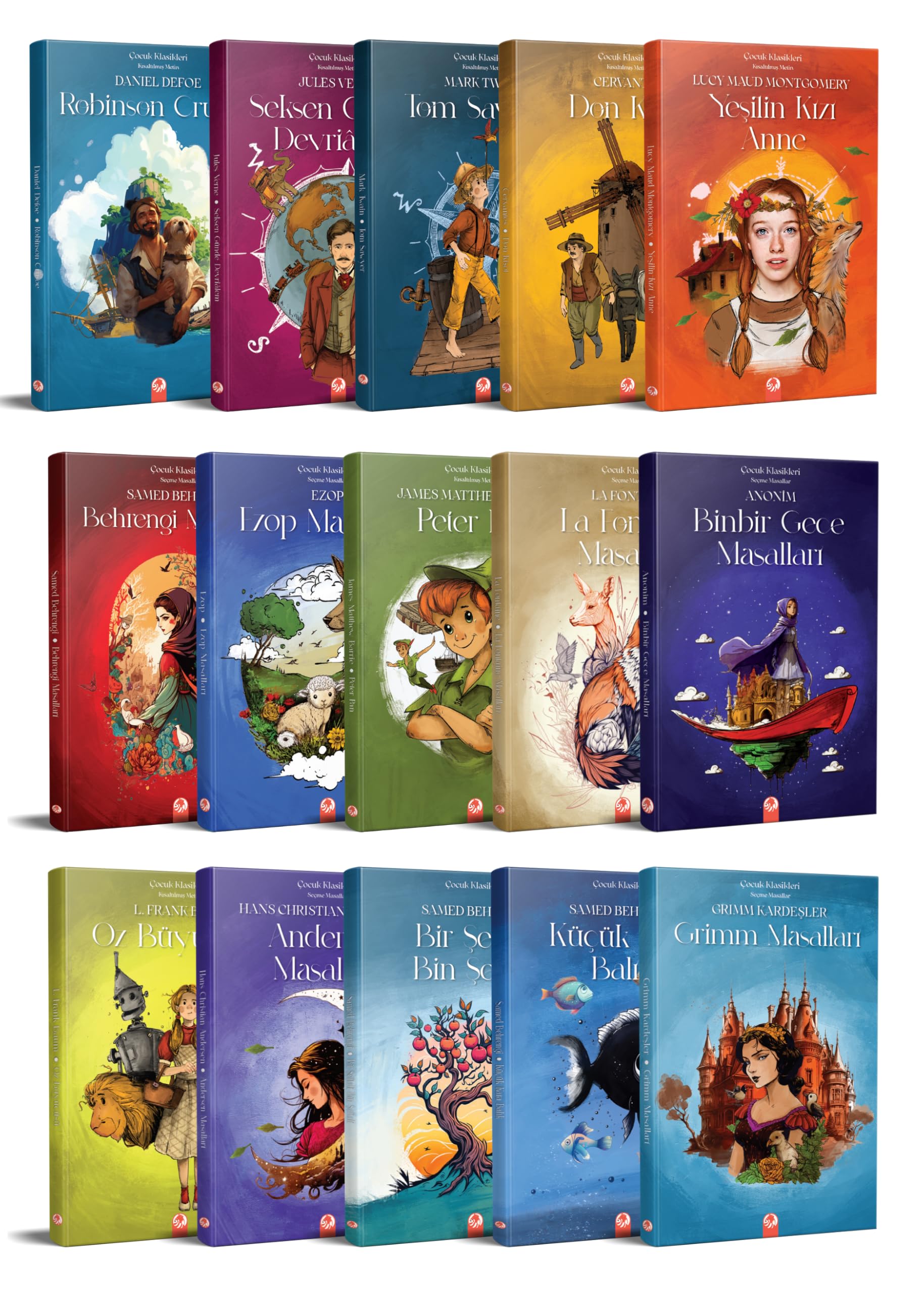 Çocuk Klasikleri Seti (15 Kitap) : Kolektif