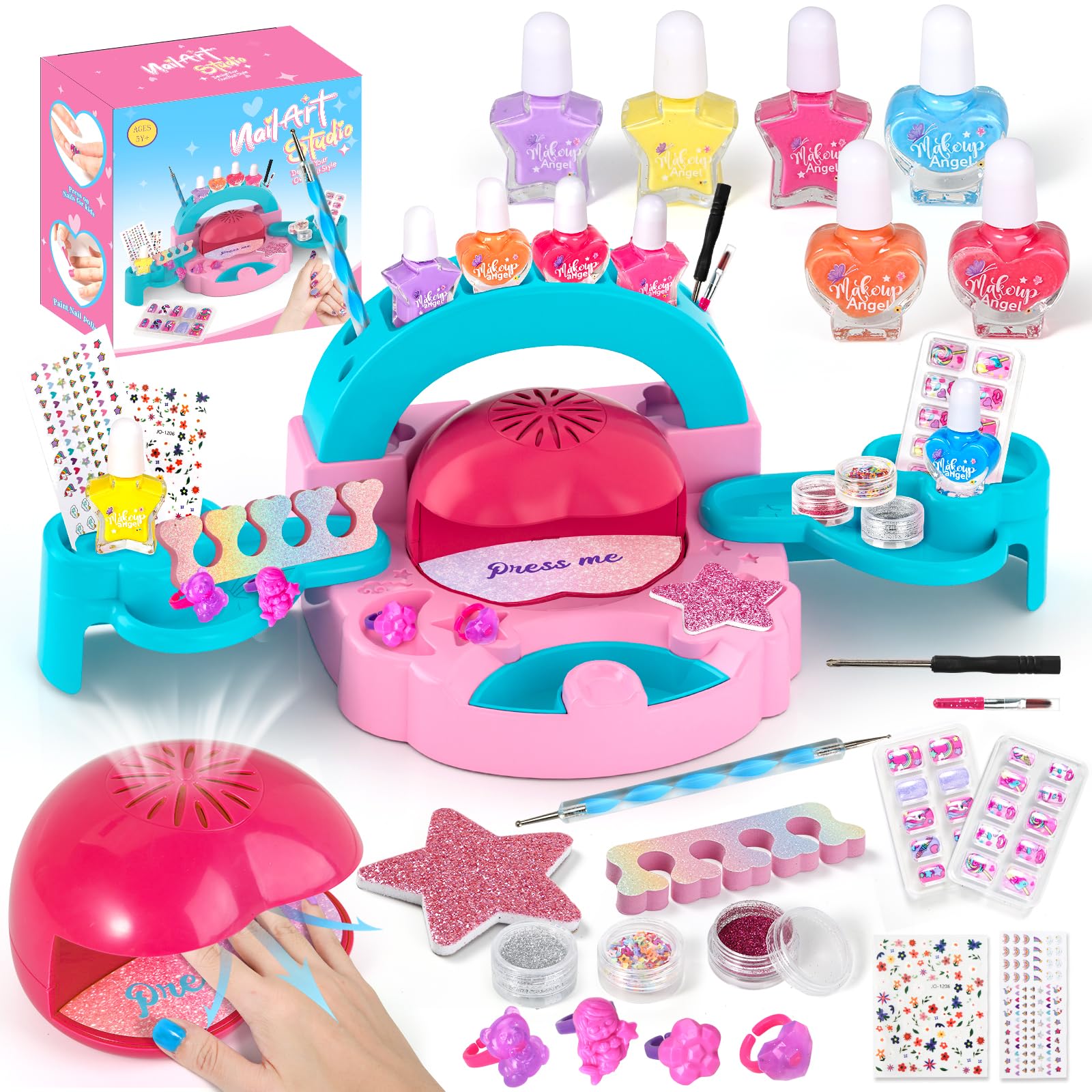 Amazon.com: Kids Nail Polish Set for Girls, Christmas Birthday