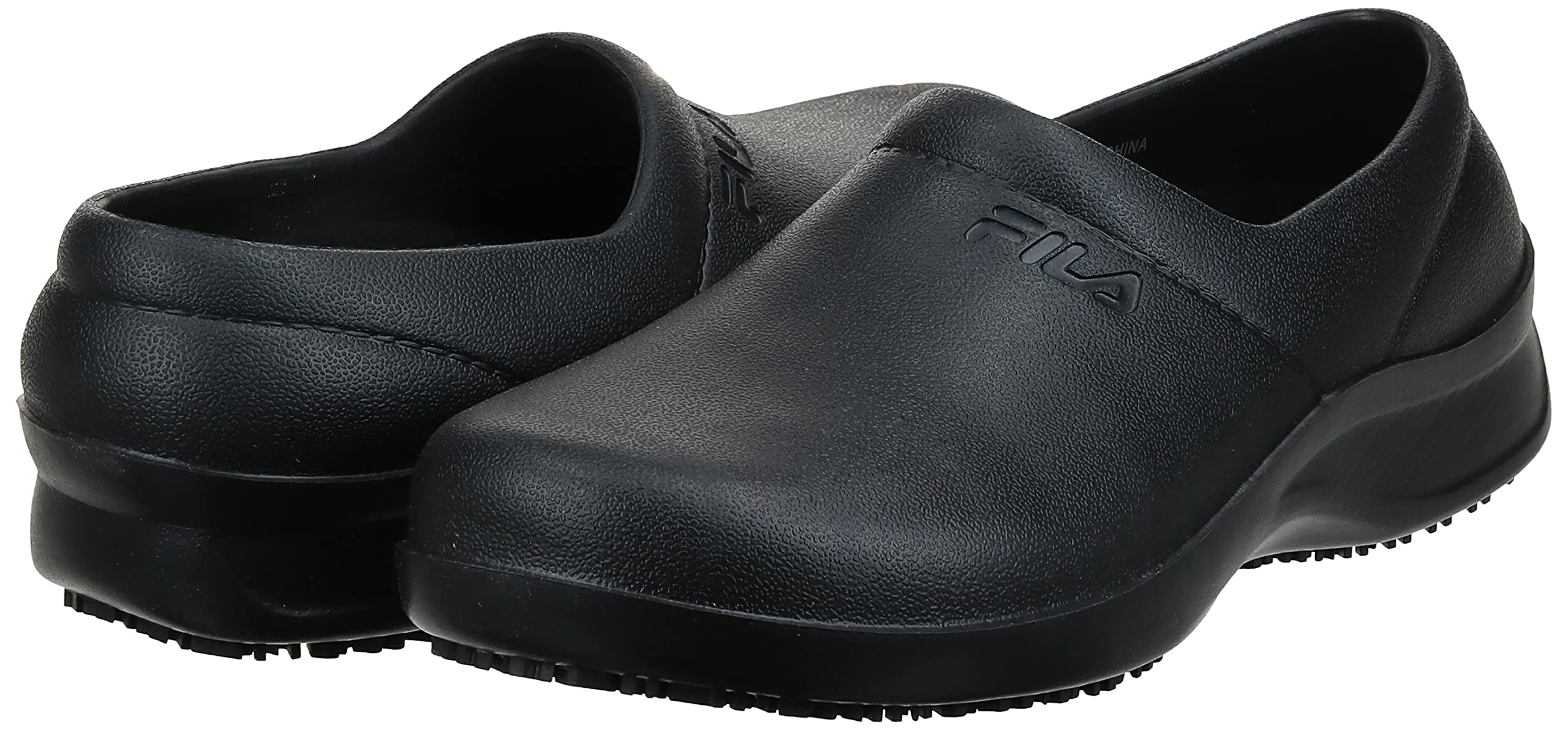 Fila Women's Galvanize Slip Resistant Work Shoe Shoe, Black, 6 B US