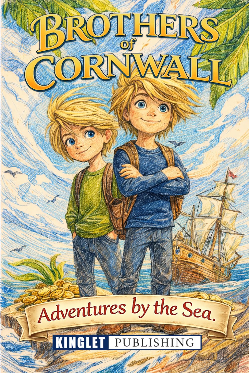 Brothers Of Cornwall - Adventures By The Sea: Kids story book of adventures, mysteries, wild storms and courageousness. Based in Cornwall