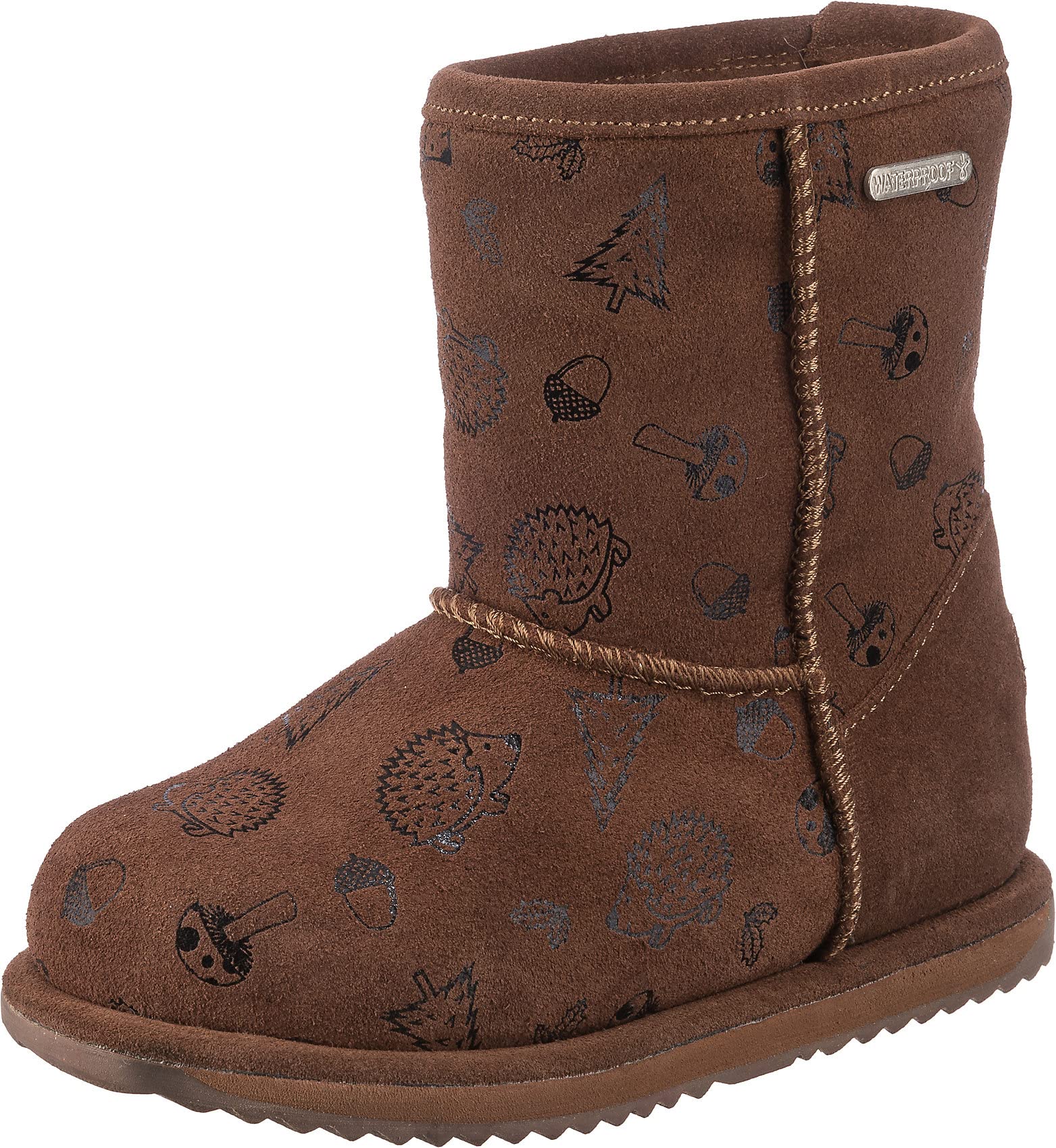 EMU Australia Woodland Brumby Kids Wool Waterproof Boots Size UK