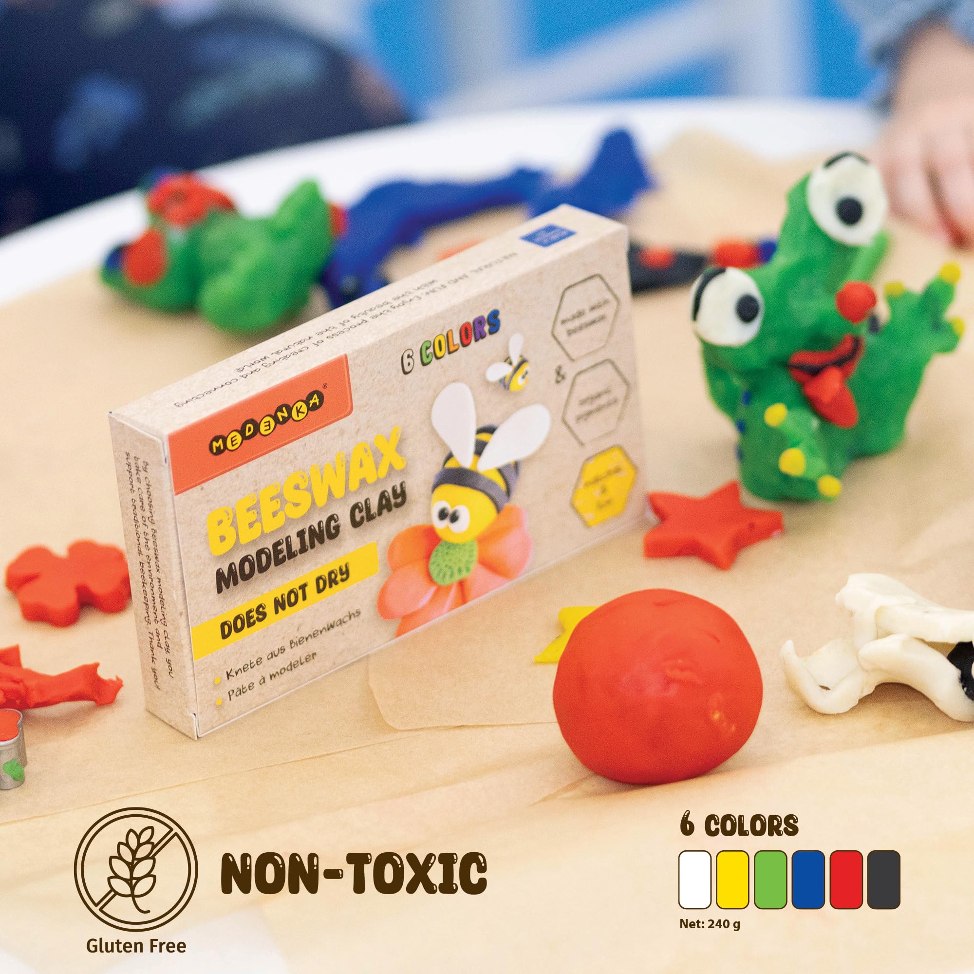 Medenka Beeswax Playdough, Modelling Clay | 100% Natural, Non