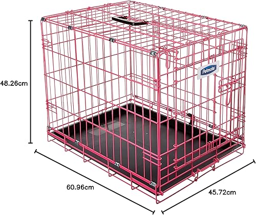 Miniatura 4 de Petmate - Jaula de entrenamiento para cachorros con 2 puertas, 24 pulgadas., XS, Azul