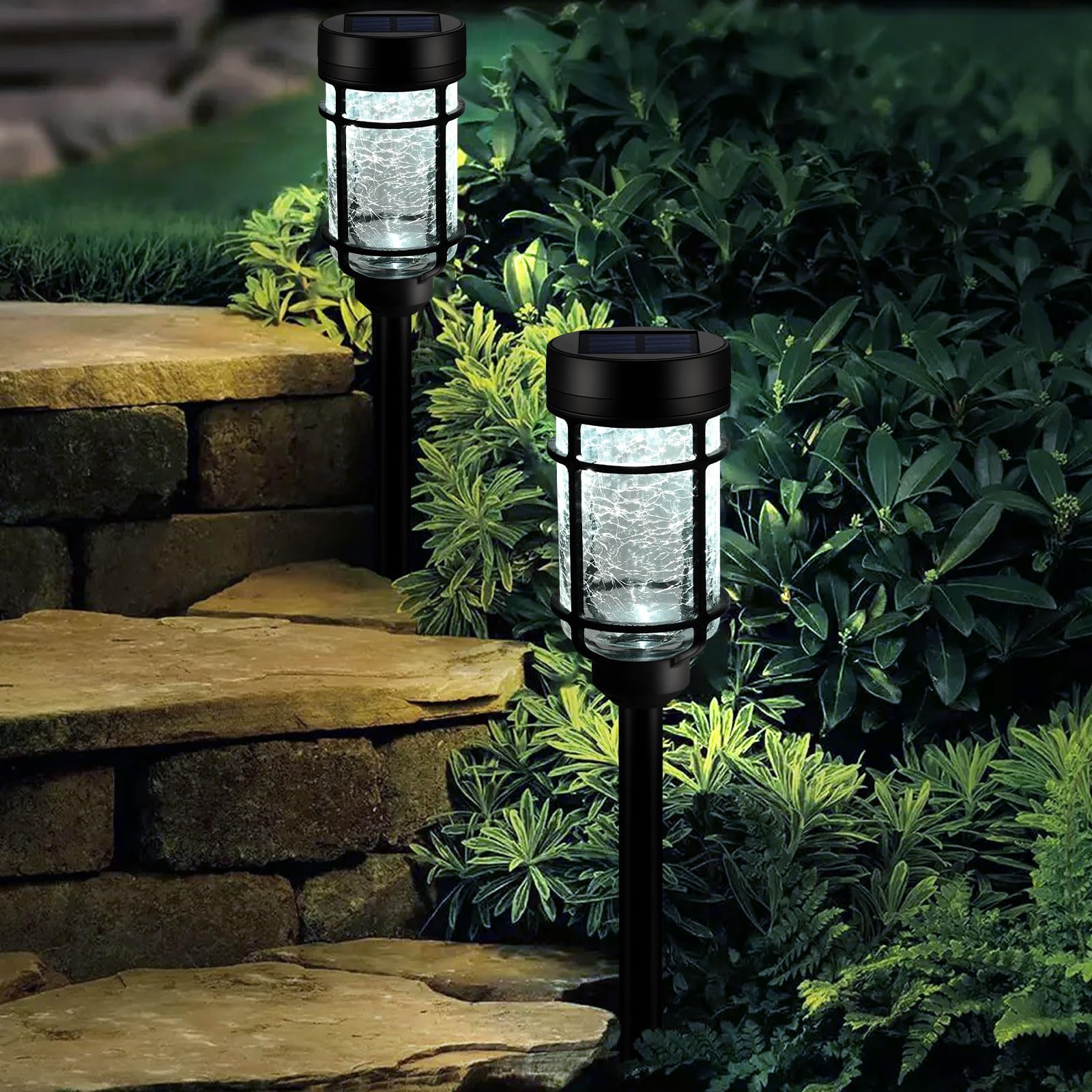 Paquete De 16 Luces Solares Para Terraza, Impermeables, LED, Para