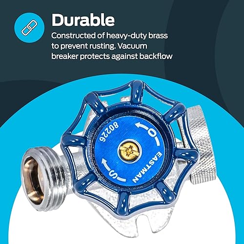 Miniatura 4 de Eastman Sillcock sin escarcha de 12 pulgadas con rompedor de vacío, 12 pulgada MIP x 12 pulgada sudor, accesorios de plomería de latón, 80228