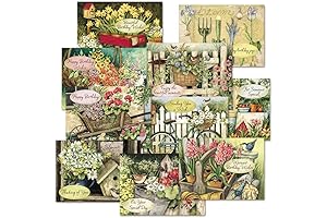 Susan Winget Happy Birthday Cards Value Pack - Set of 20 (10...