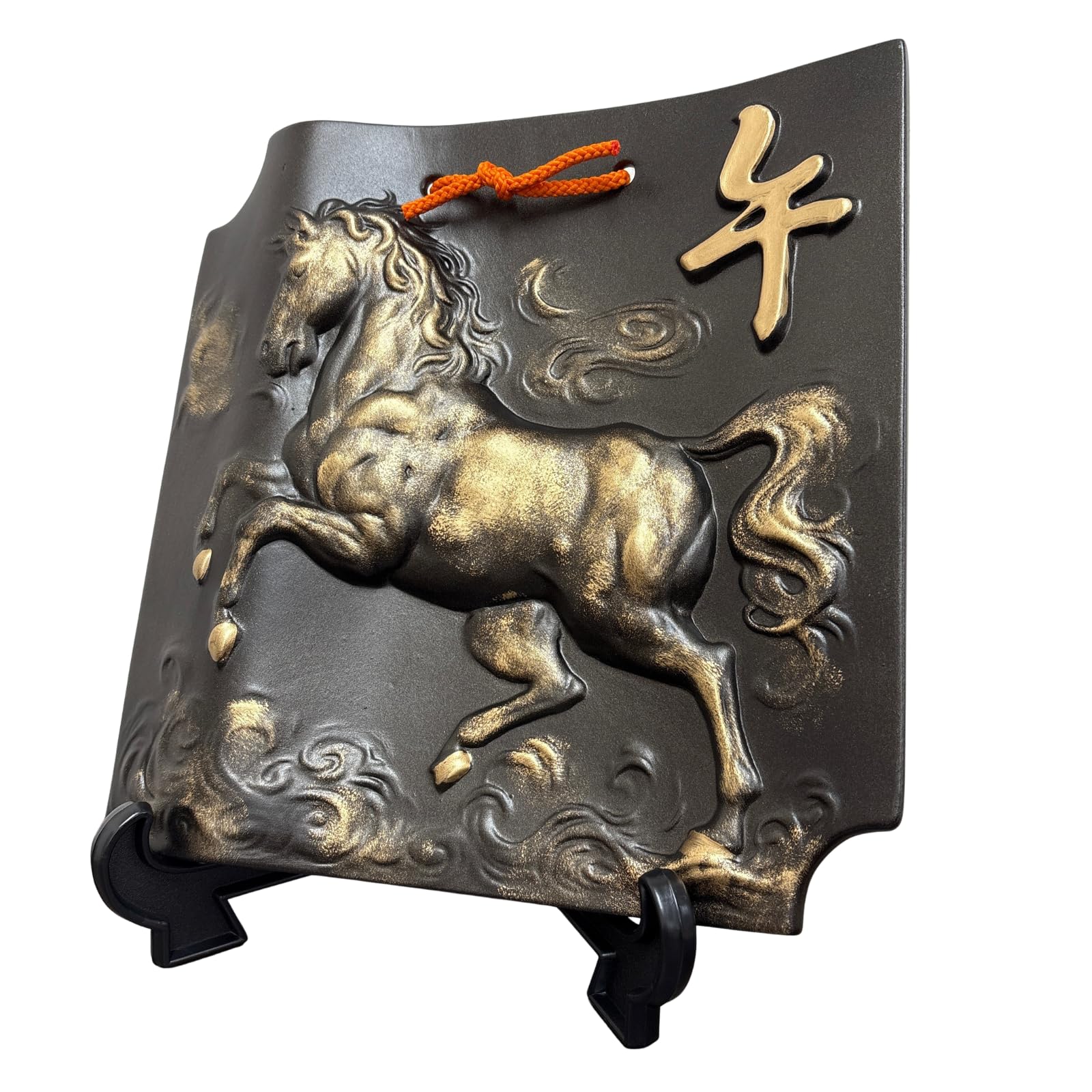 Amazon.co.jp: (ADOSSY) 干支瓦 午 馬 2026 干支 置物 うま ウマ