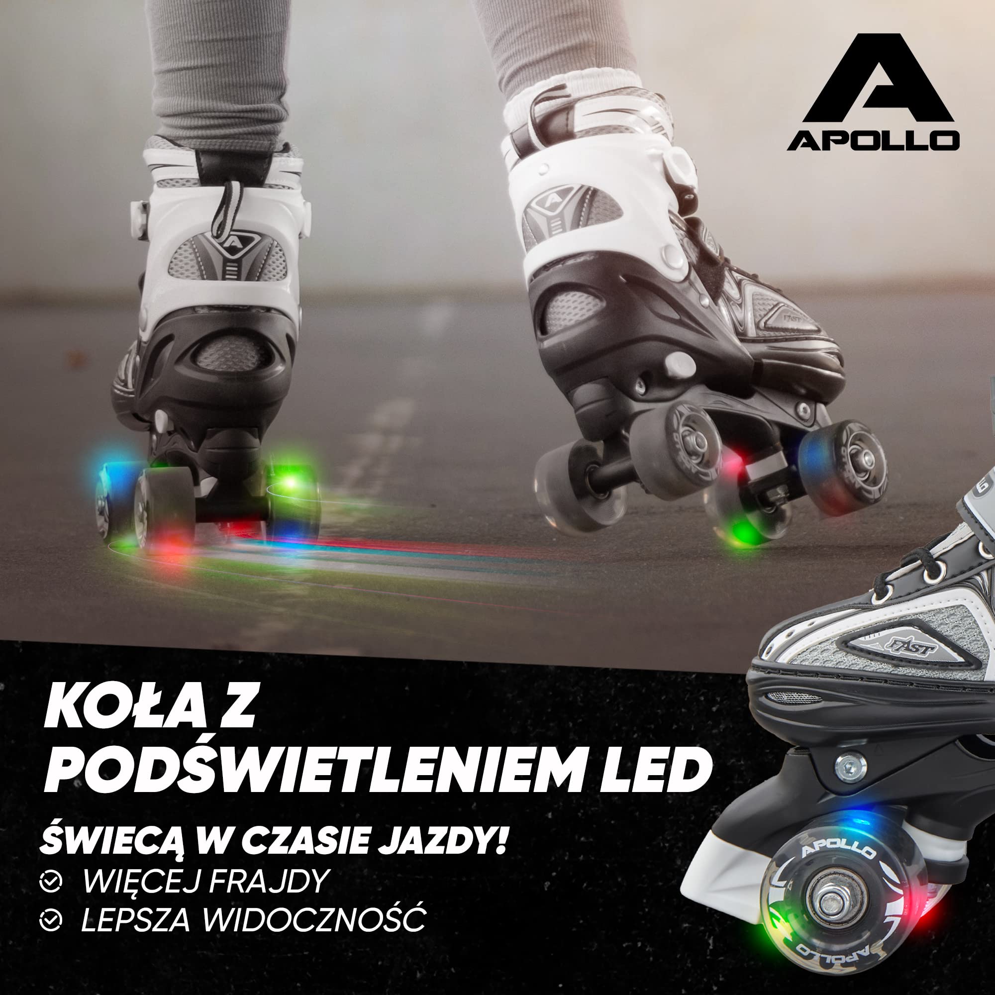 Super Quad regulowane wrotki dla dzieci