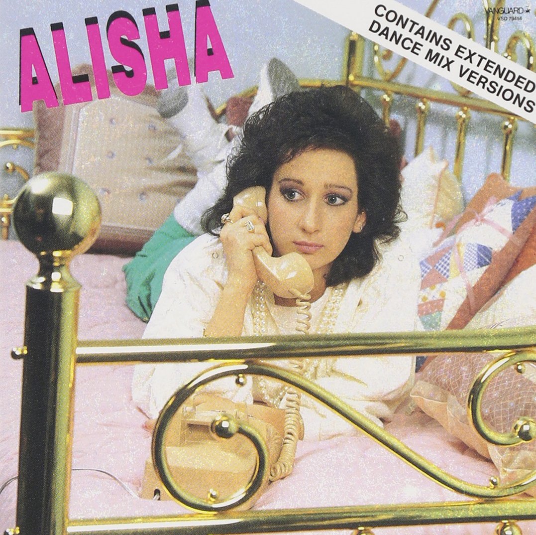 Back cover of the Alisha Audio CD showing the tracklist and copyright information.