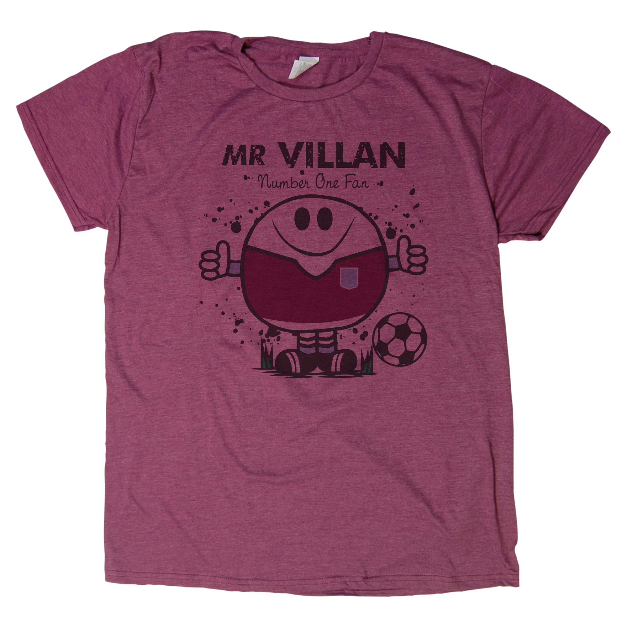Kapow GiftsFootball T-Shirt. Great Gift for The Villa Fan (Unofficial)