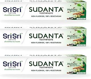 Sri Sri Tattva Sudanta Toothpaste, 200g (Pack of 3) by SRI SRI TATTVA