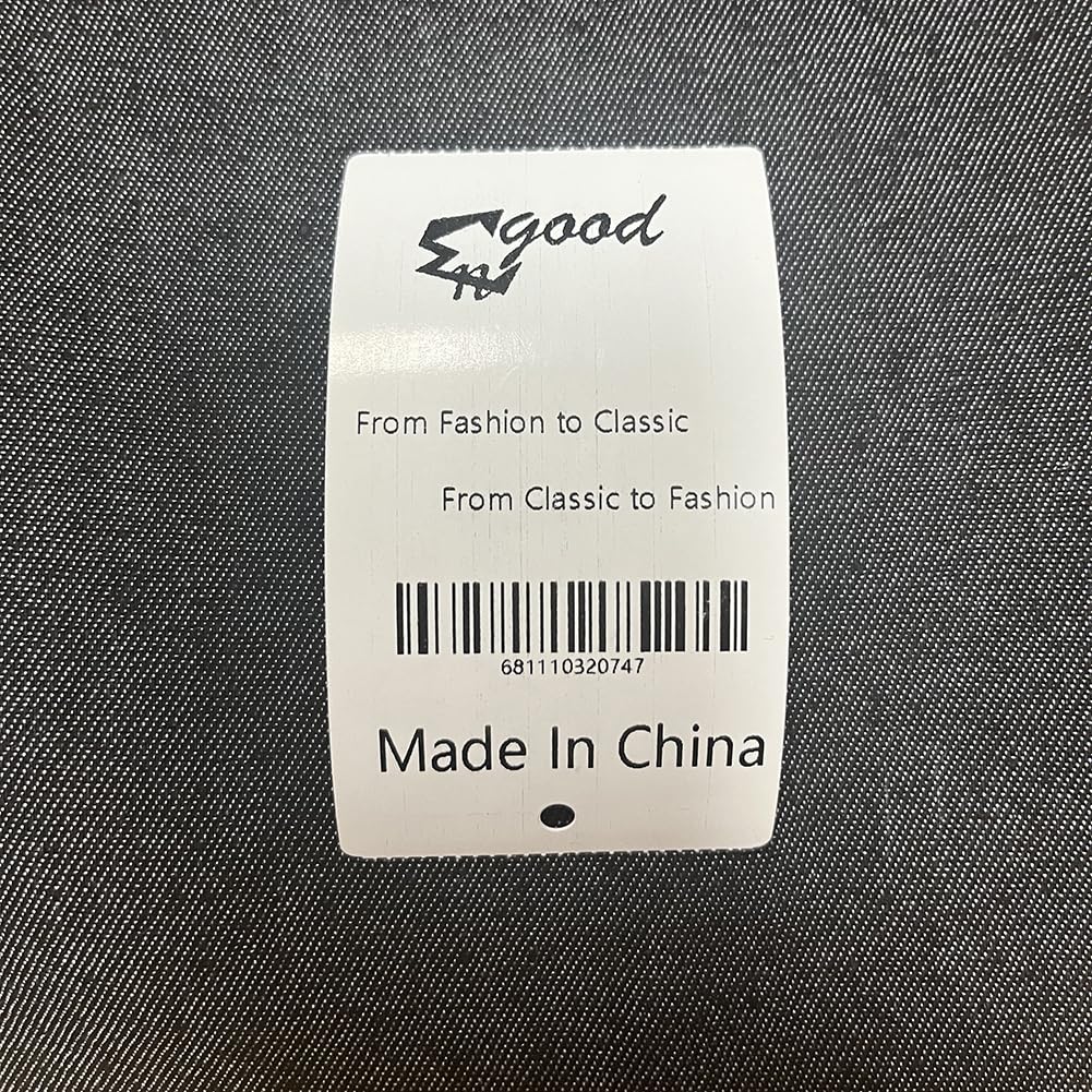 Engood Comfort Cotton Skiing Mittens Unisex Warm Tough Outdoors Sporting Winter Glove (Black, M)