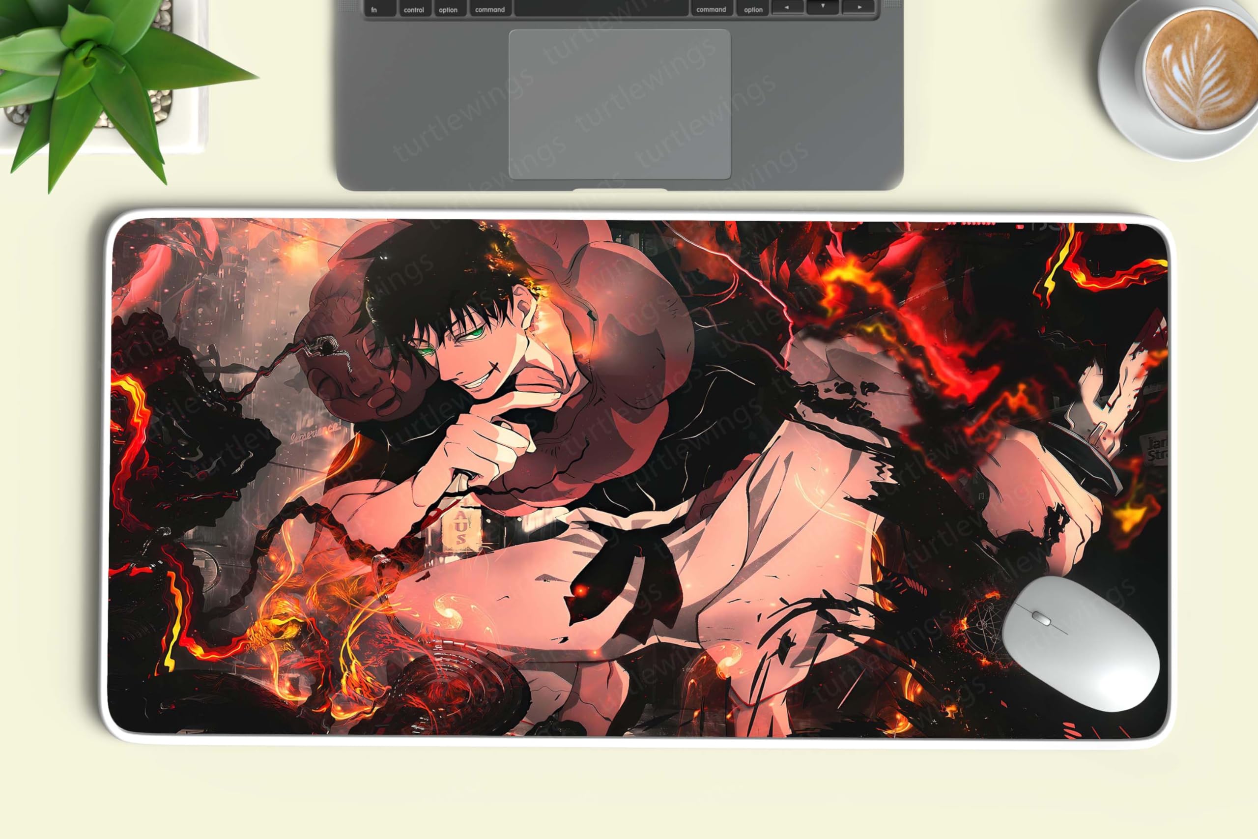 TURTLEWINGS | Mousepad | DESKMAT | Toji Fushiguro Deskmat - The Sorcerer Killer 2 (Extended XL (11X23 inch)) (B0D7VZ4HD1) Amazon Price History, Amazon Price Tracker