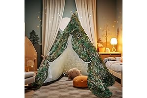 Kids Teepee Tent with Anchors: The Perfect Camouflaged Adventure for Little Doves