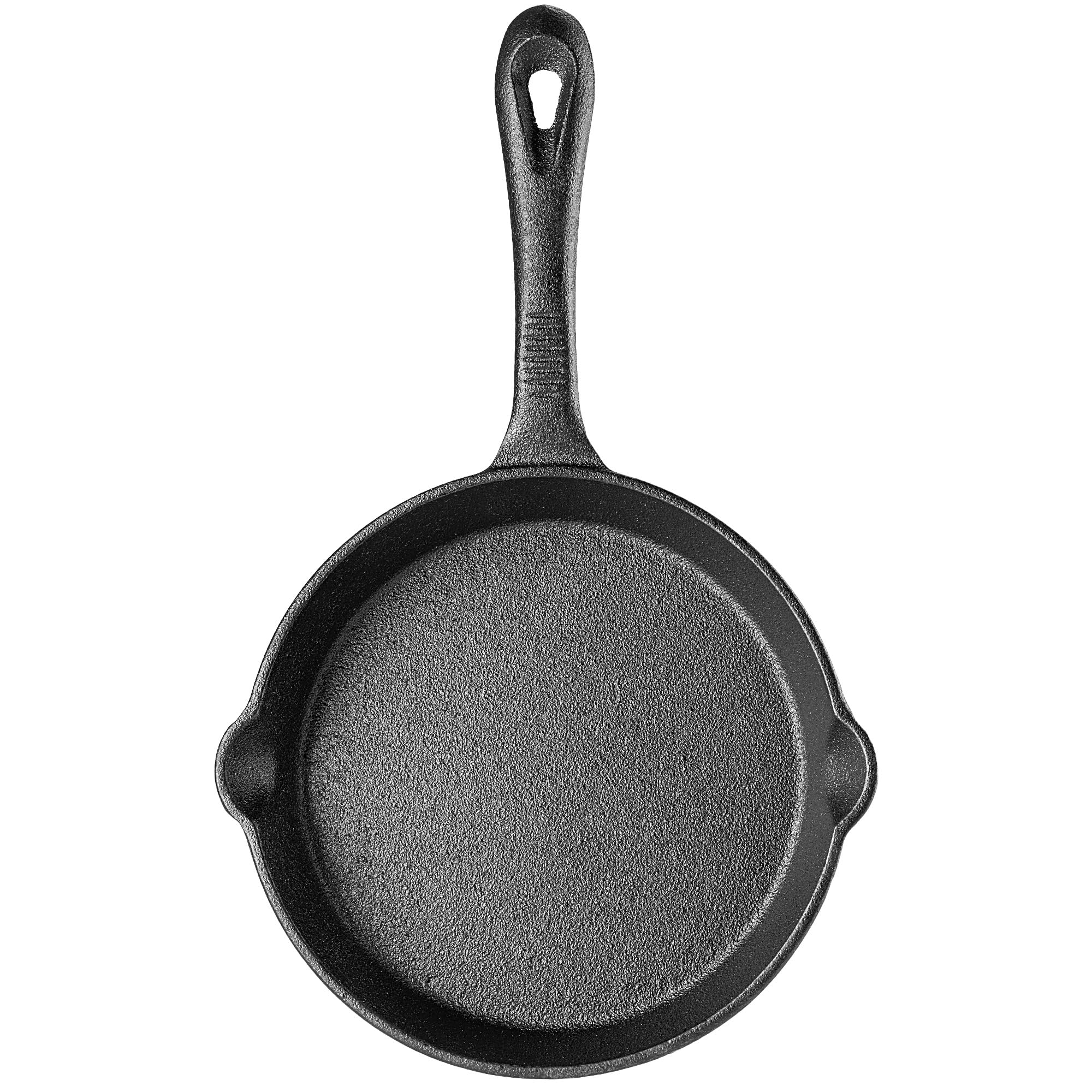 KADAX Sartén de hierro fundido de 15 cm, sartén de hierro fundido, apta para inducción y horno