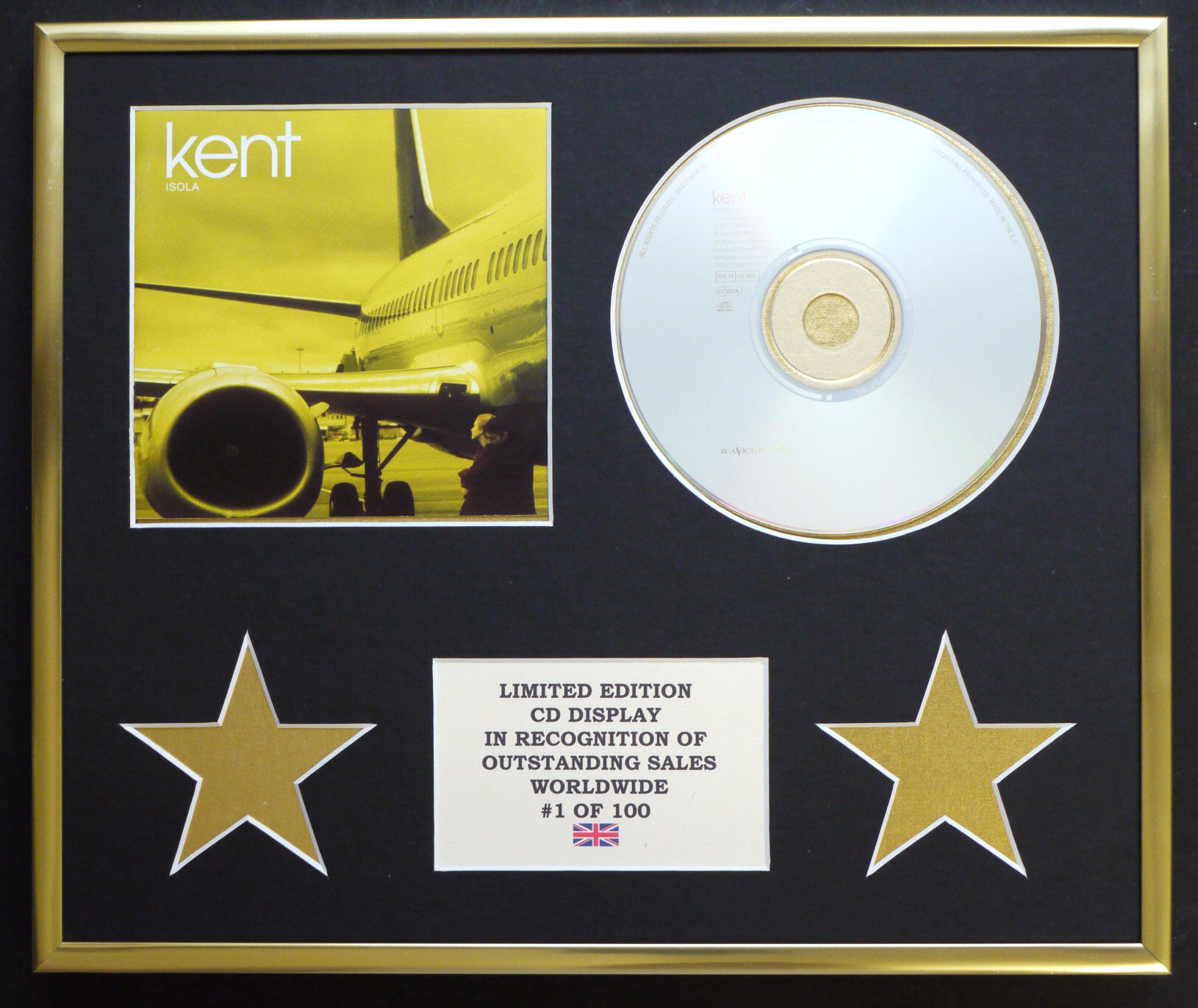 KENT/CD DISPLAY/LIMITED EDITION/COA/ISOLA