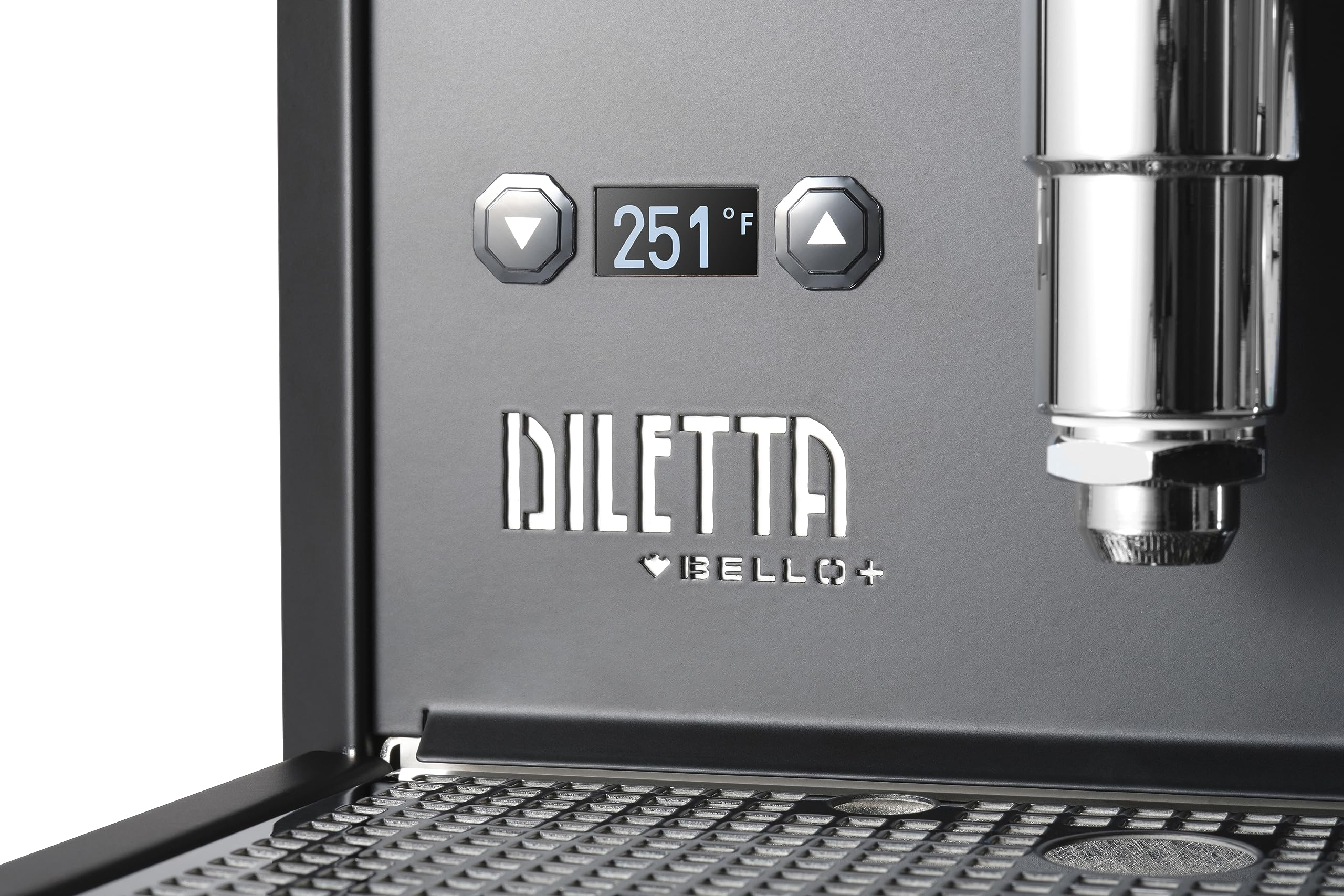 Diletta Bello+ Espresso Machine | E61 | PID Temperature Control | Shot Timer | Programmable Preinfusion | Handmade In Italy (Black) view 5