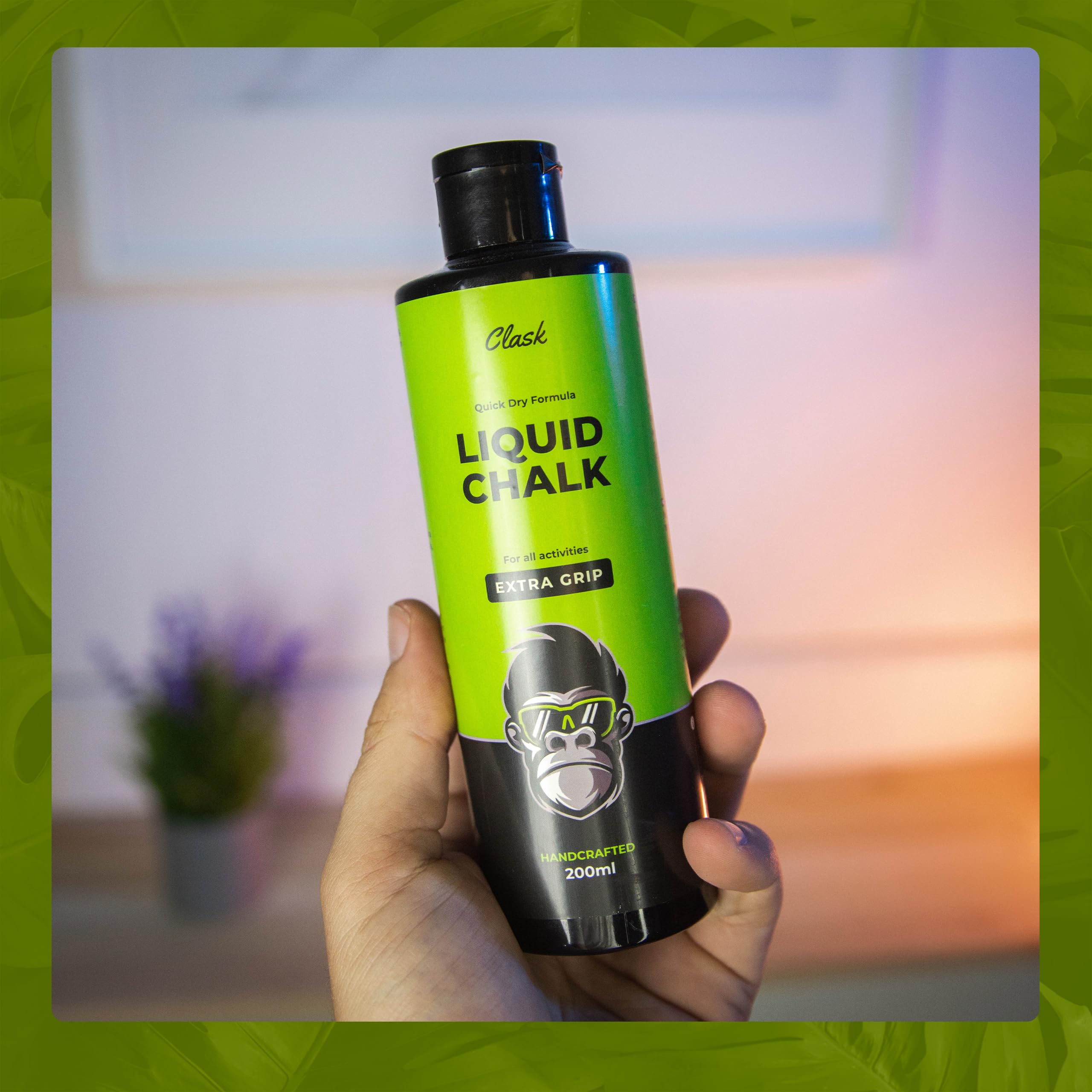 Clask Kit Magnesio líquido para un Agarre de Gorila | Reduce la sudoración de Las Manos y Mejora el Agarre con magnesio liquido para Manos. Ideal para Escalada, Crossfit y Padel.